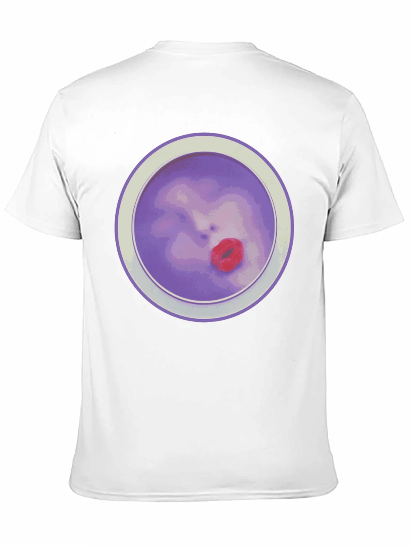 Purple Face T-Shirt - Unique Graphic Tee