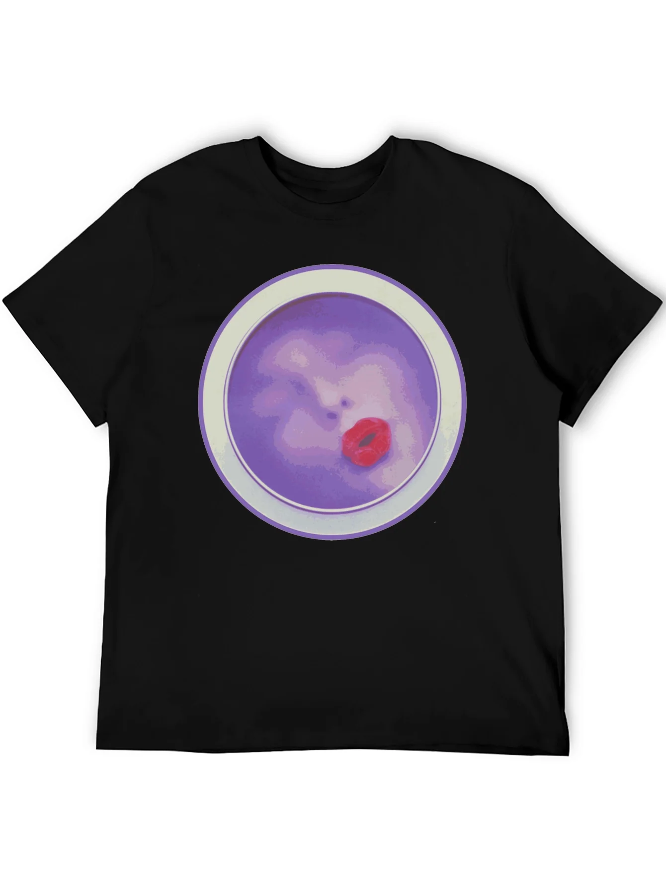 Purple Face T-Shirt - Unique Graphic Tee