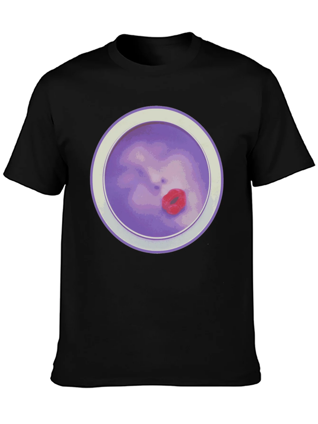 Purple Face T-Shirt - Unique Graphic Tee
