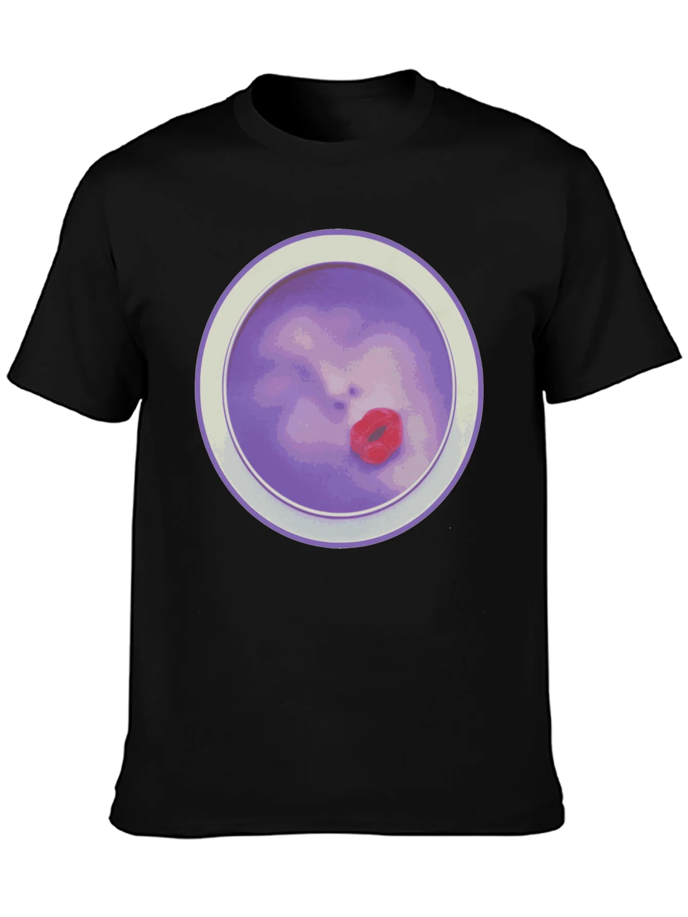 Purple Face T-Shirt - Unique Graphic Tee