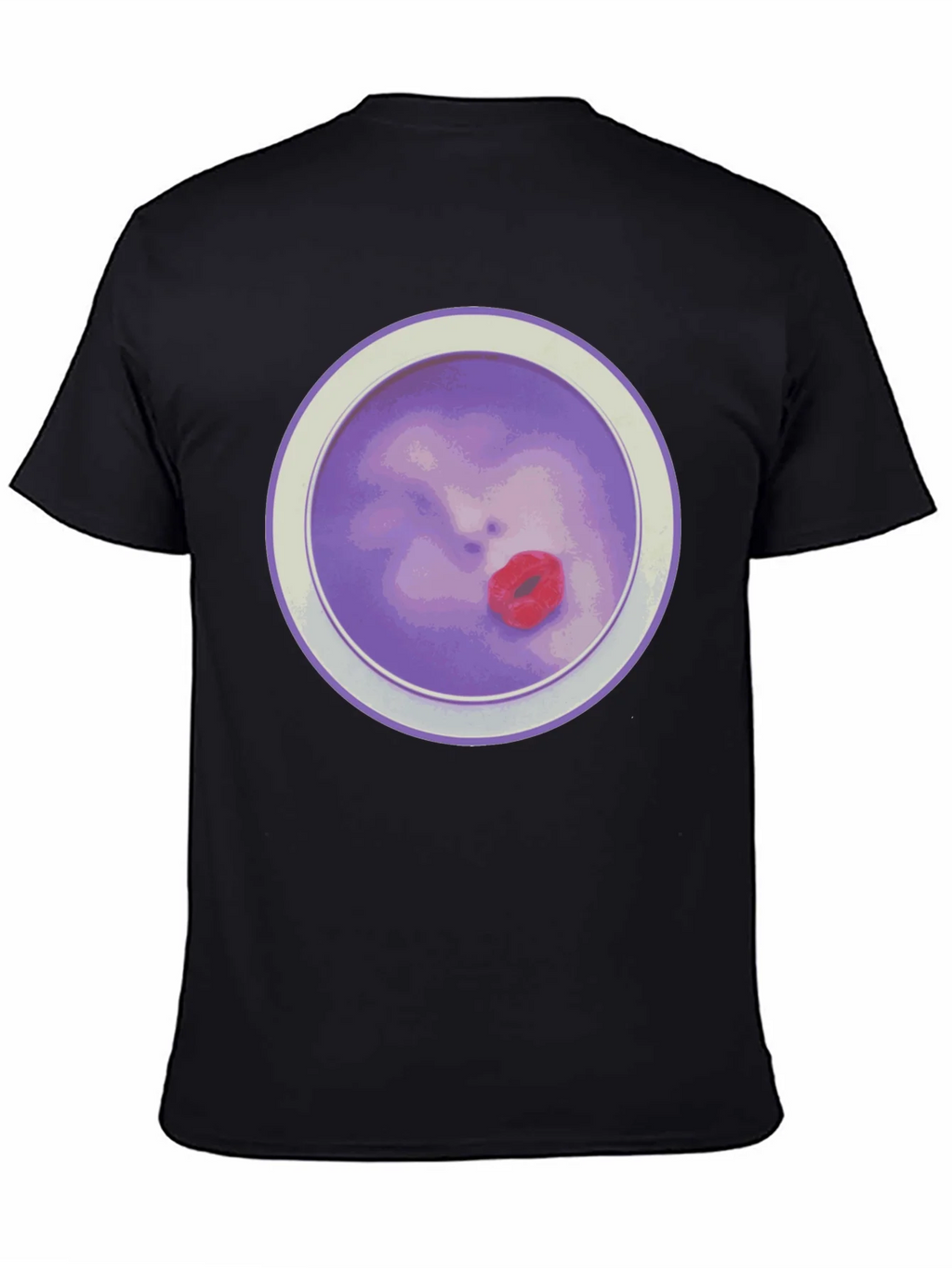 Purple Face T-Shirt - Unique Graphic Tee