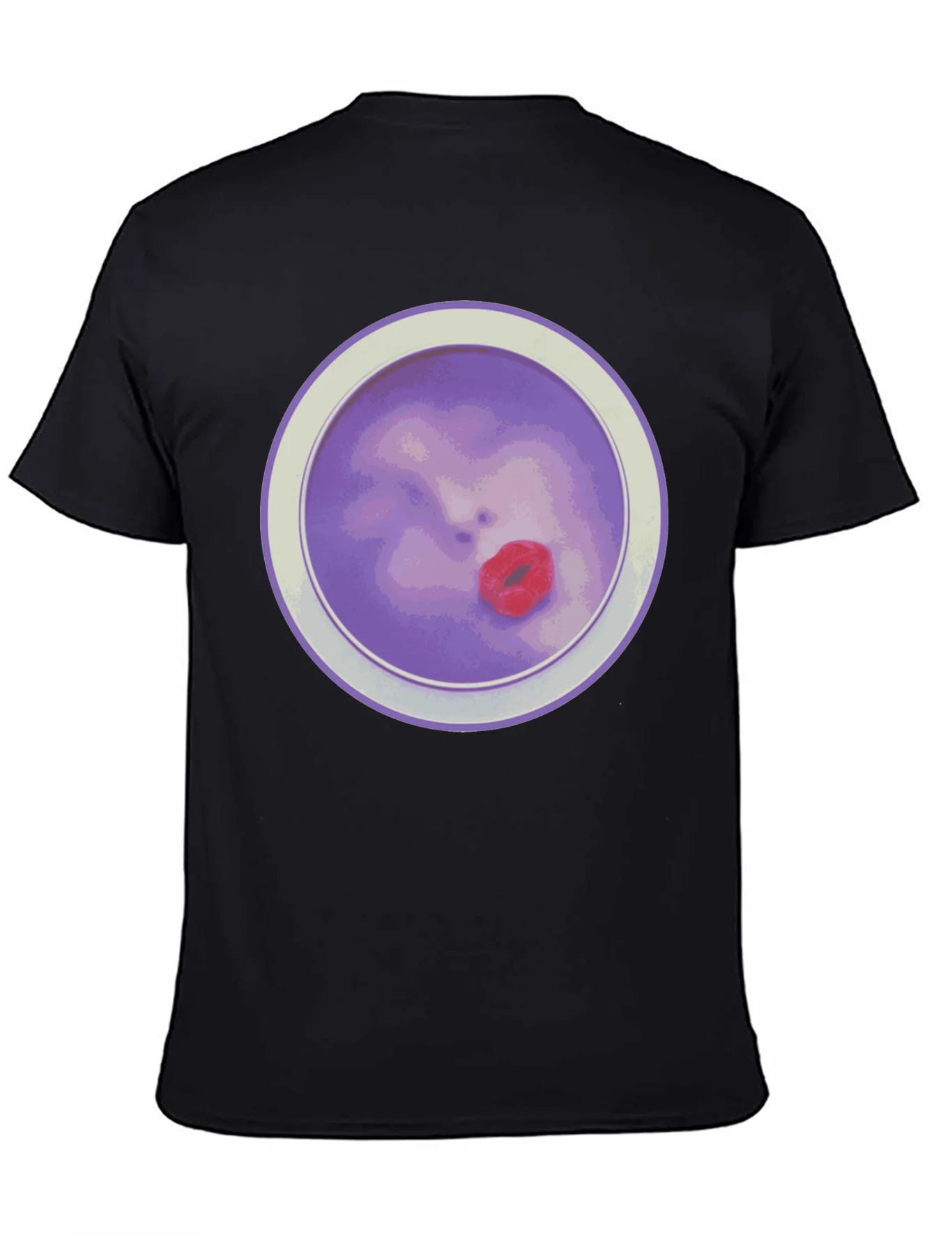 Purple Face T-Shirt - Unique Graphic Tee