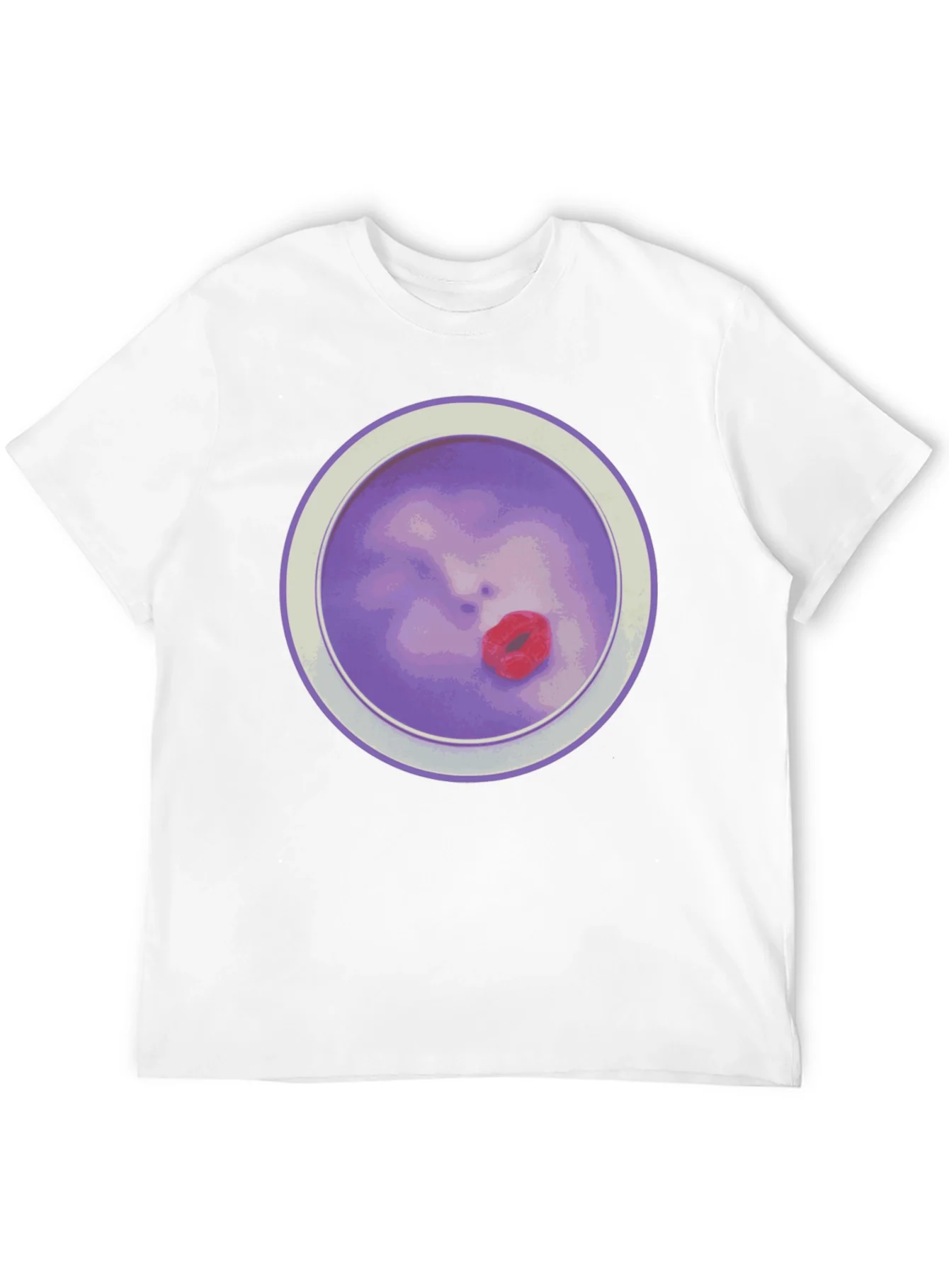 Purple Face T-Shirt - Unique Graphic Tee
