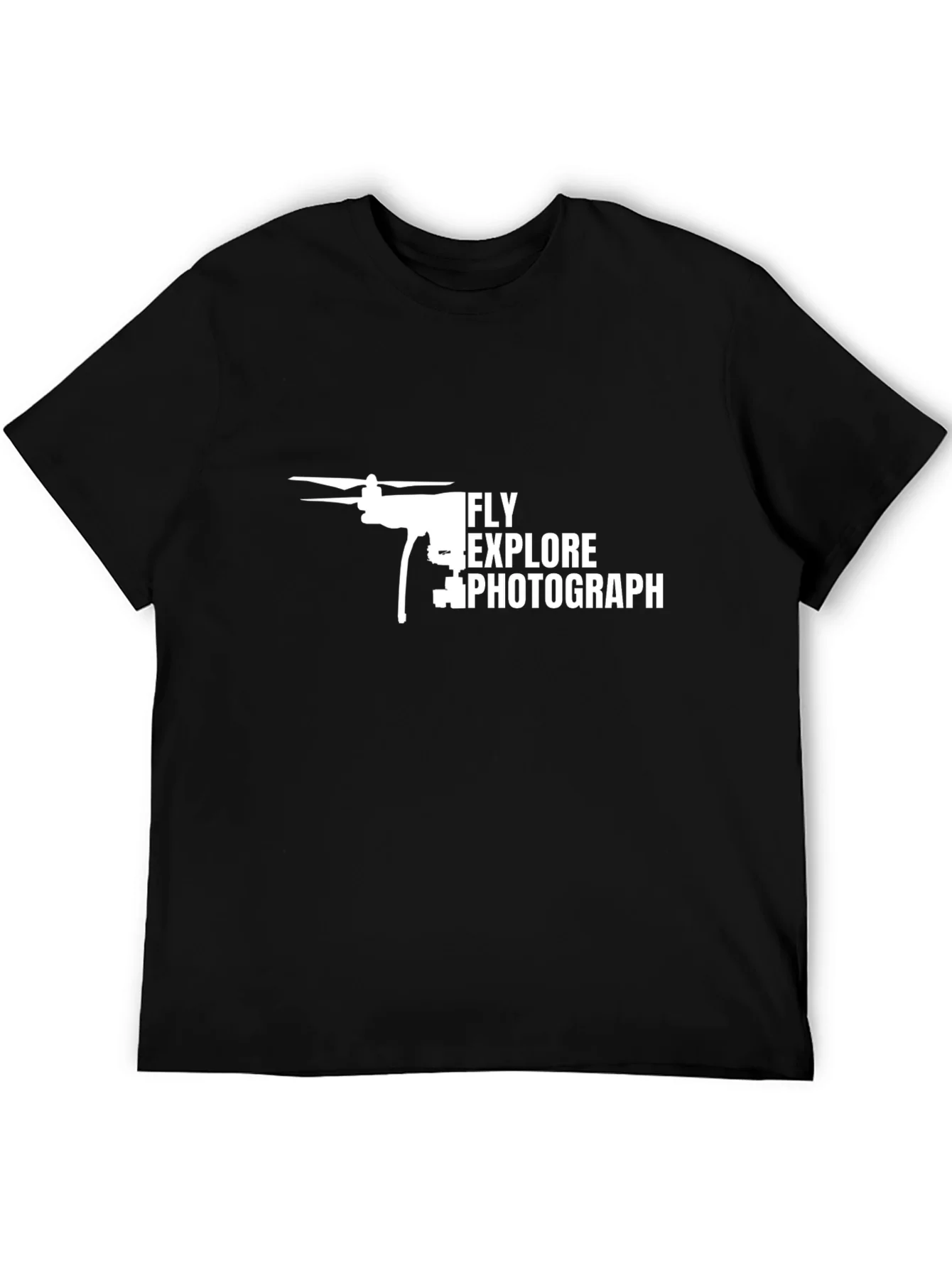 Drone Fly Explore Photograph T-Shirt