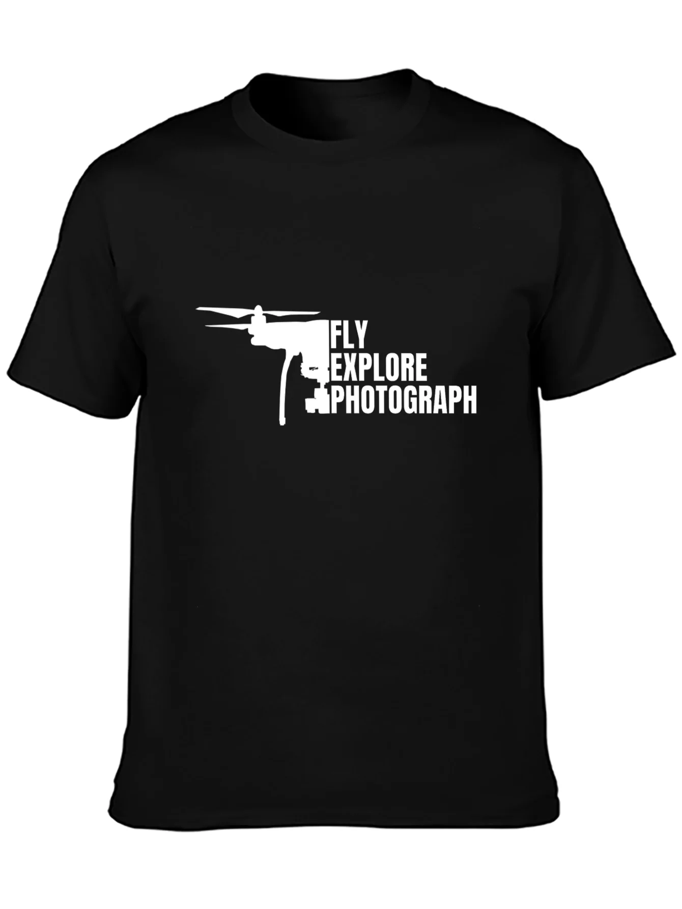 Drone Fly Explore Photograph T-Shirt