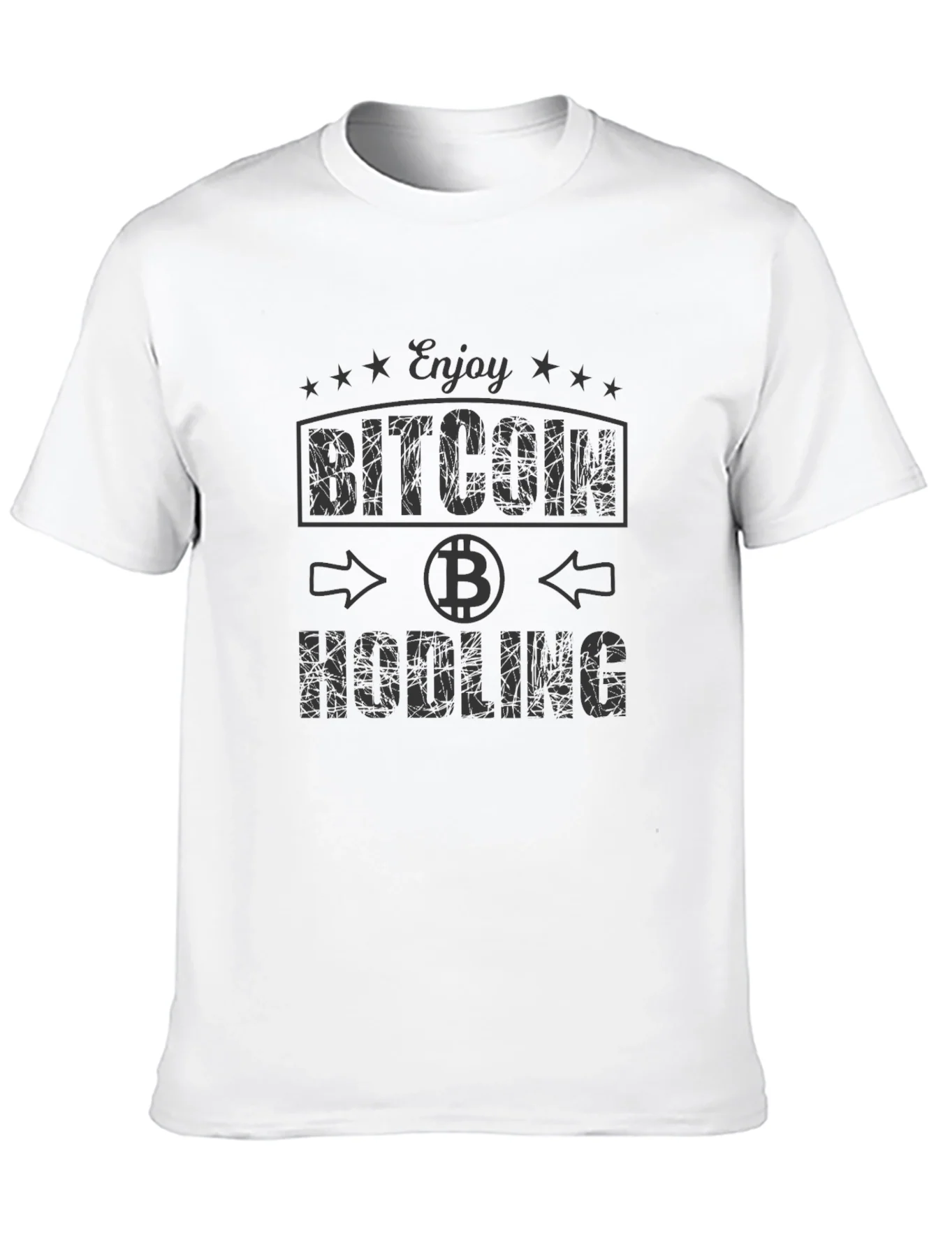 Enjoy Bitcoin Hodling Black Graphic Tee