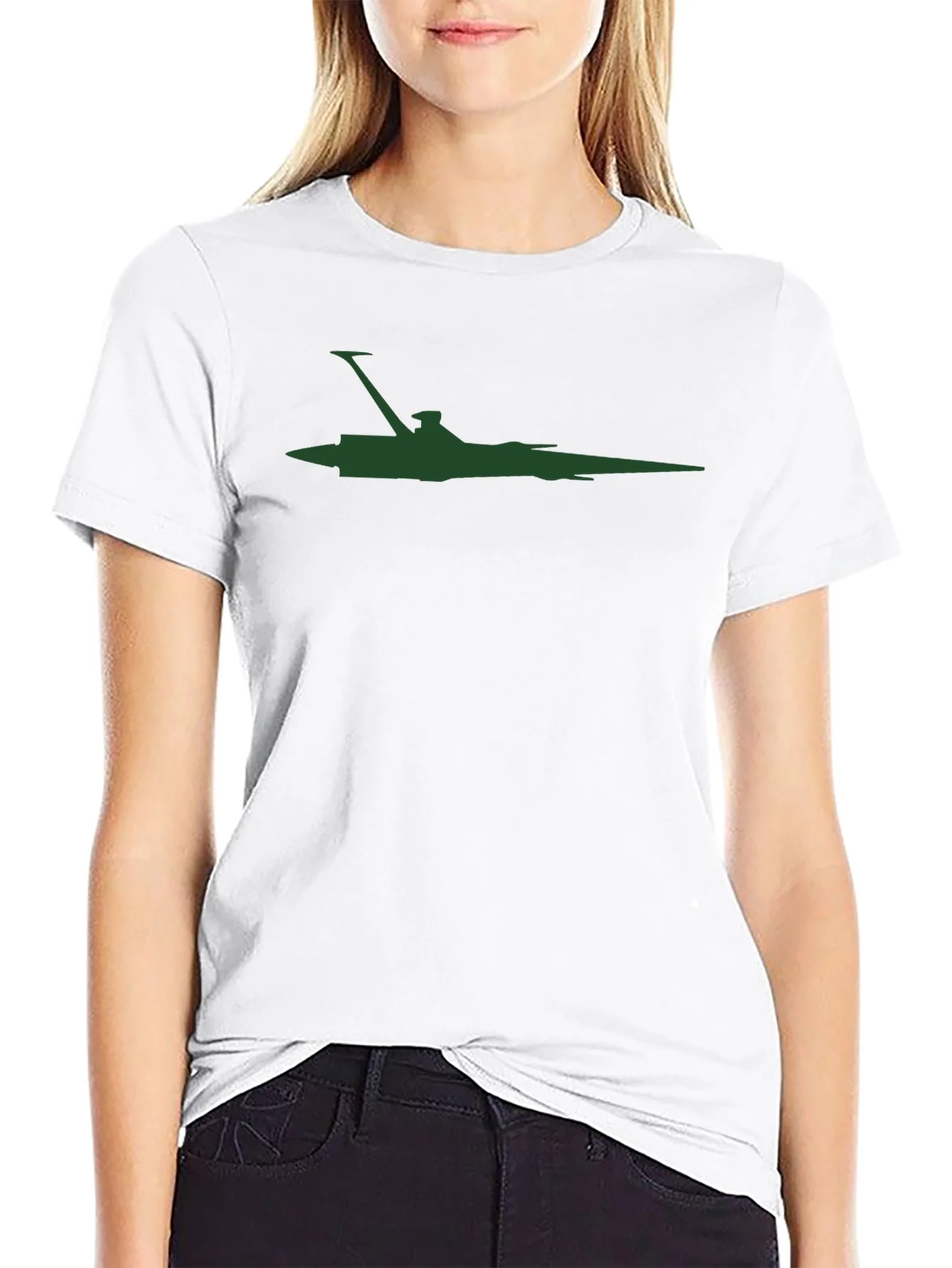 Stealth Fighter Graphic Tee - Black