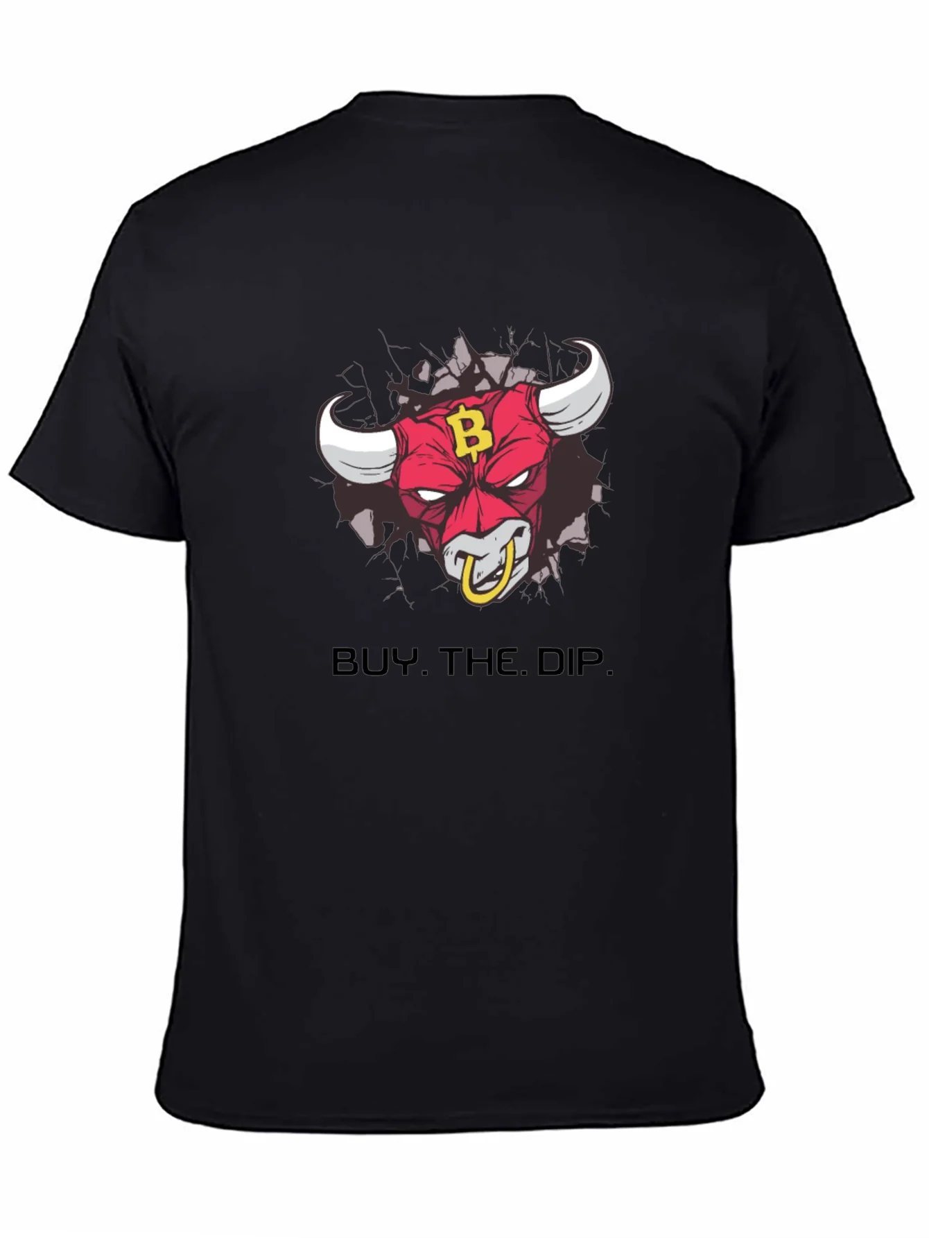 Buy The Dip Bull T-Shirt - Bitcoin BTC Crypto HODL