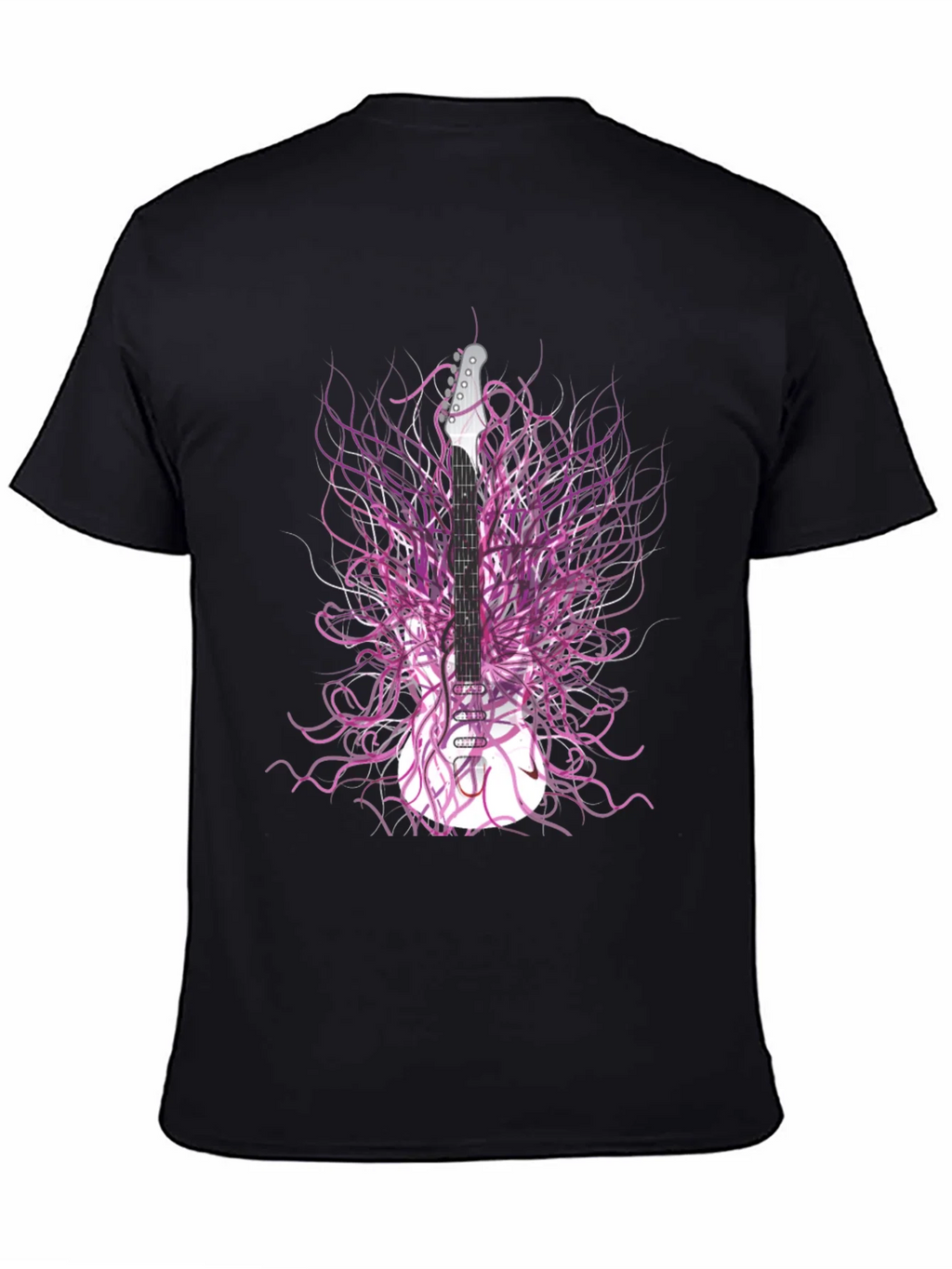 Guitar Art Tee - Electric Guitar T-Shirt