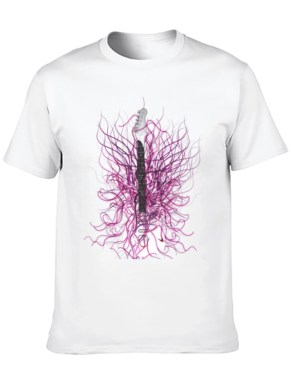 Guitar Art Tee - Electric Guitar T-Shirt