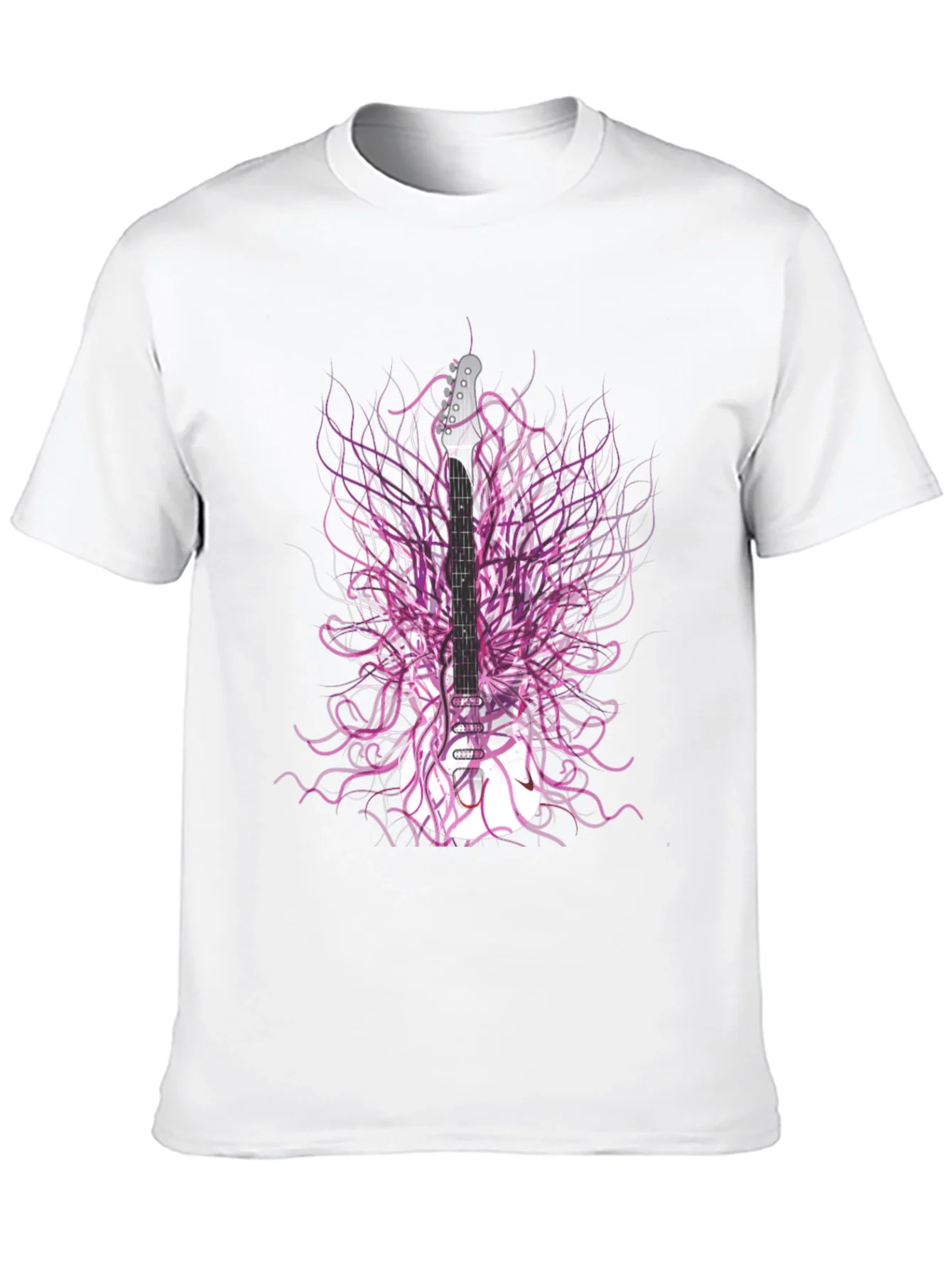 Guitar Art Tee - Electric Guitar T-Shirt