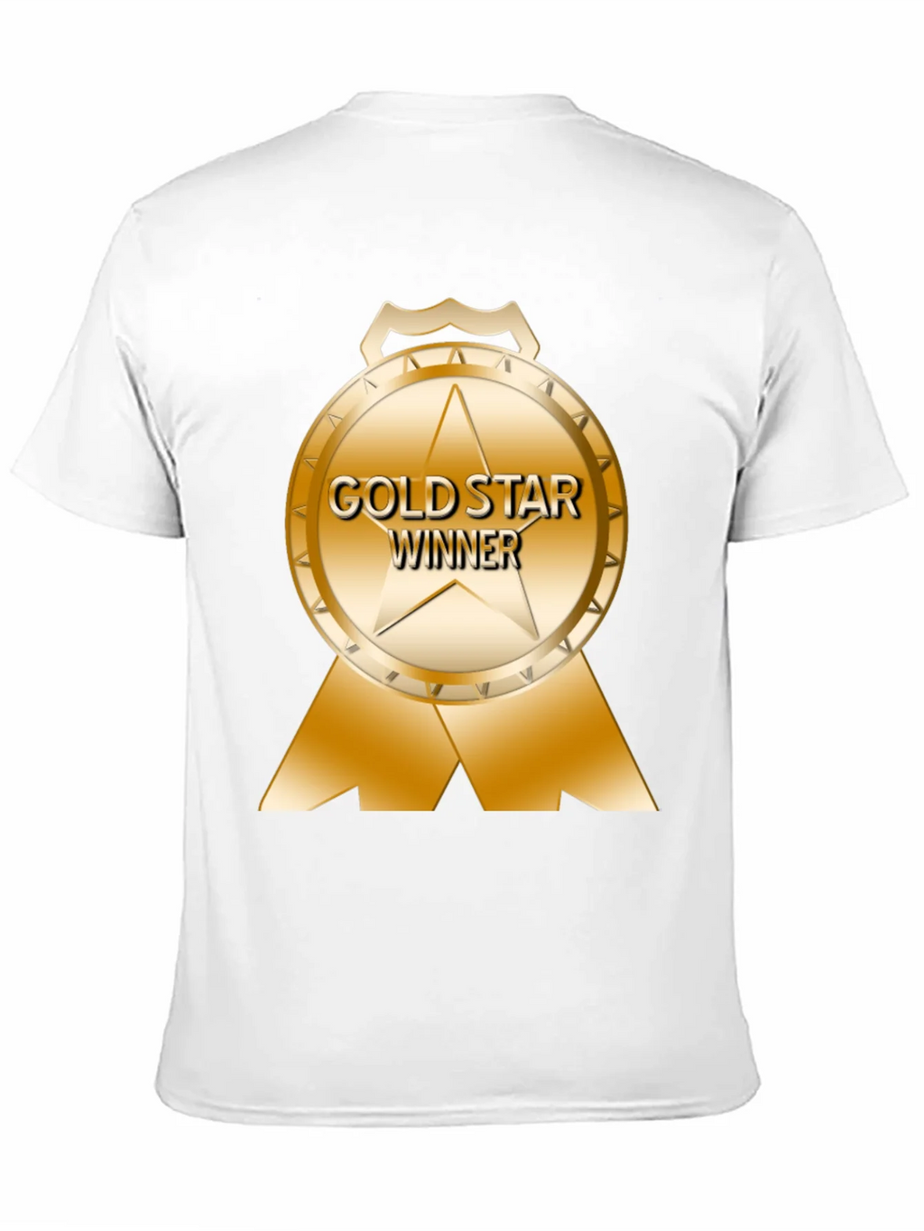 Gold Star Winner Black T-Shirt