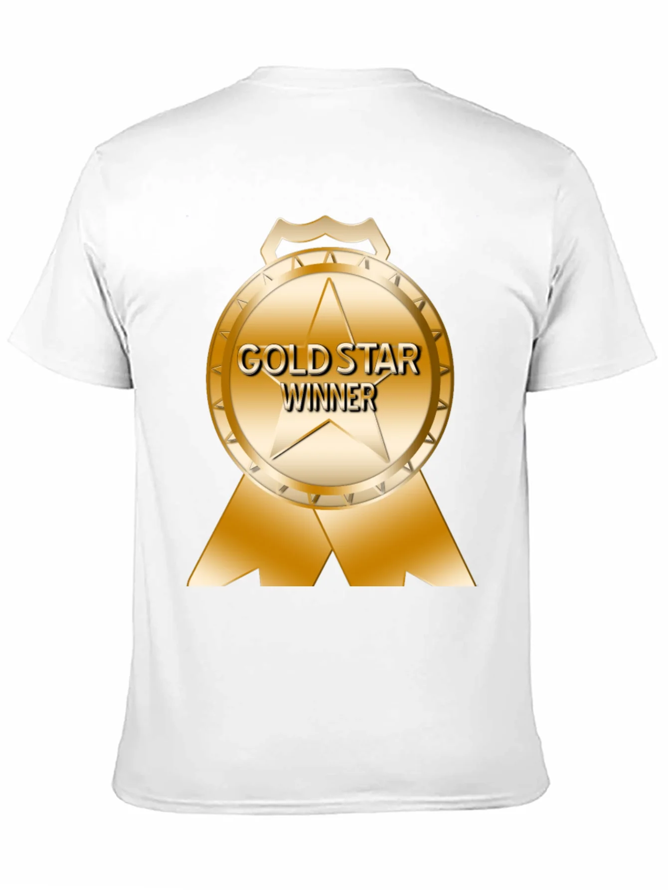 Gold Star Winner Black T-Shirt