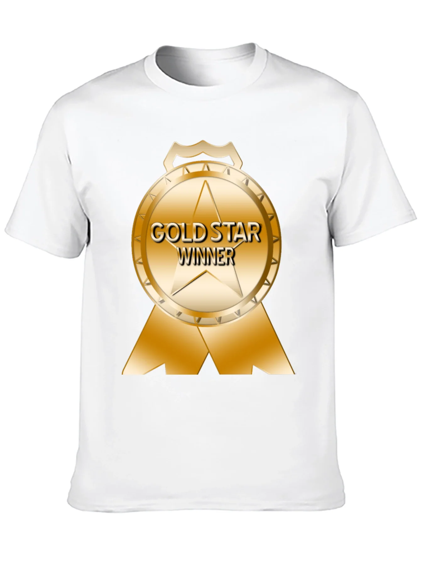 Gold Star Winner Black T-Shirt