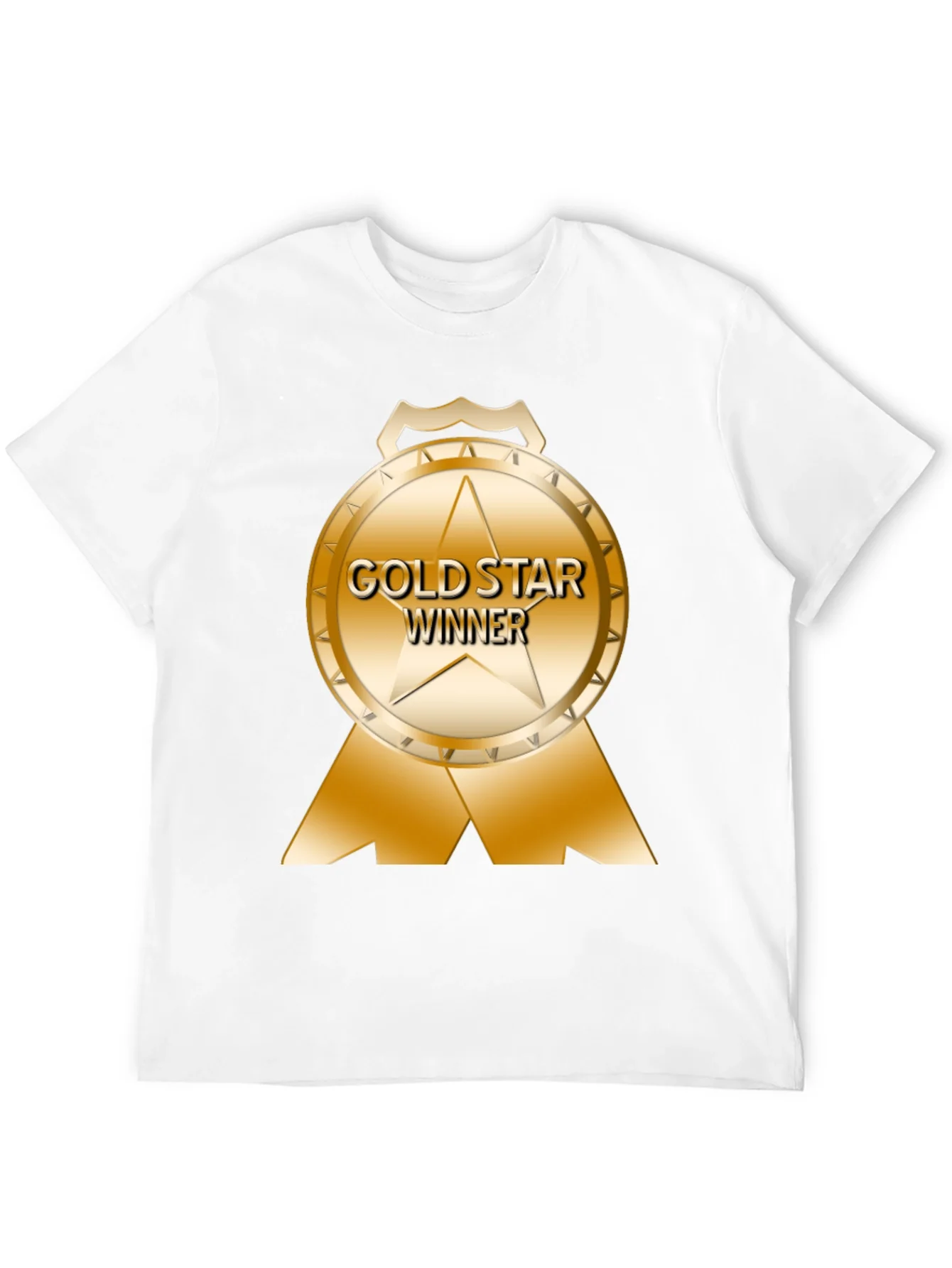 Gold Star Winner Black T-Shirt