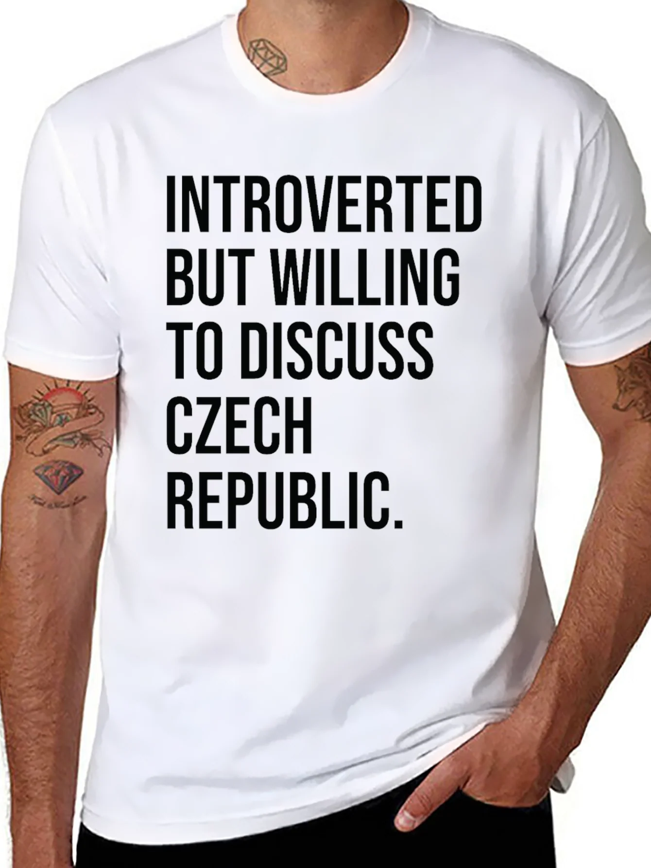 Introverted Czech Republic T-Shirt