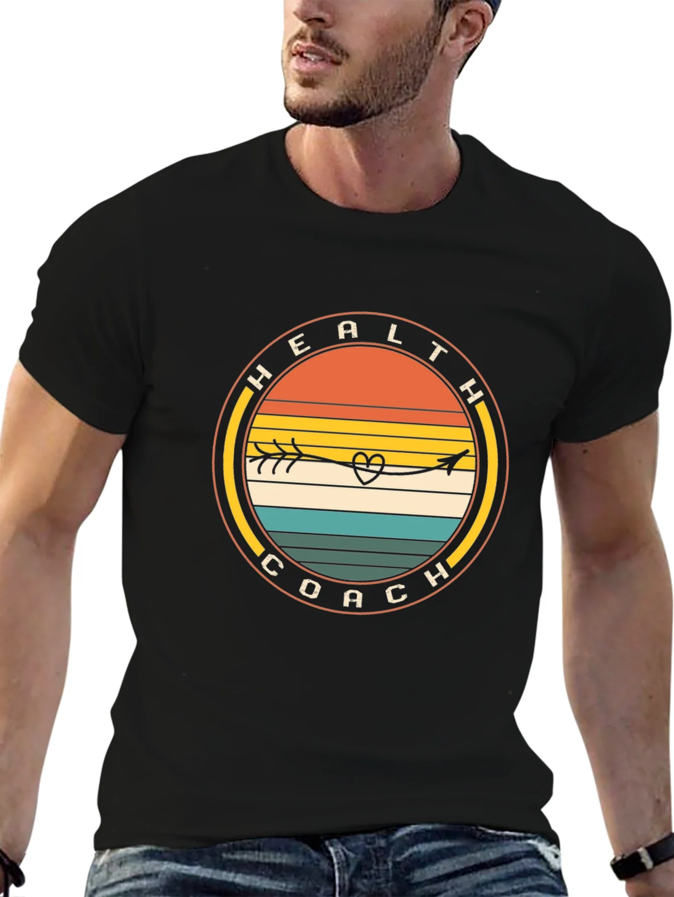 Health Coach Arrow Heart T-Shirt
