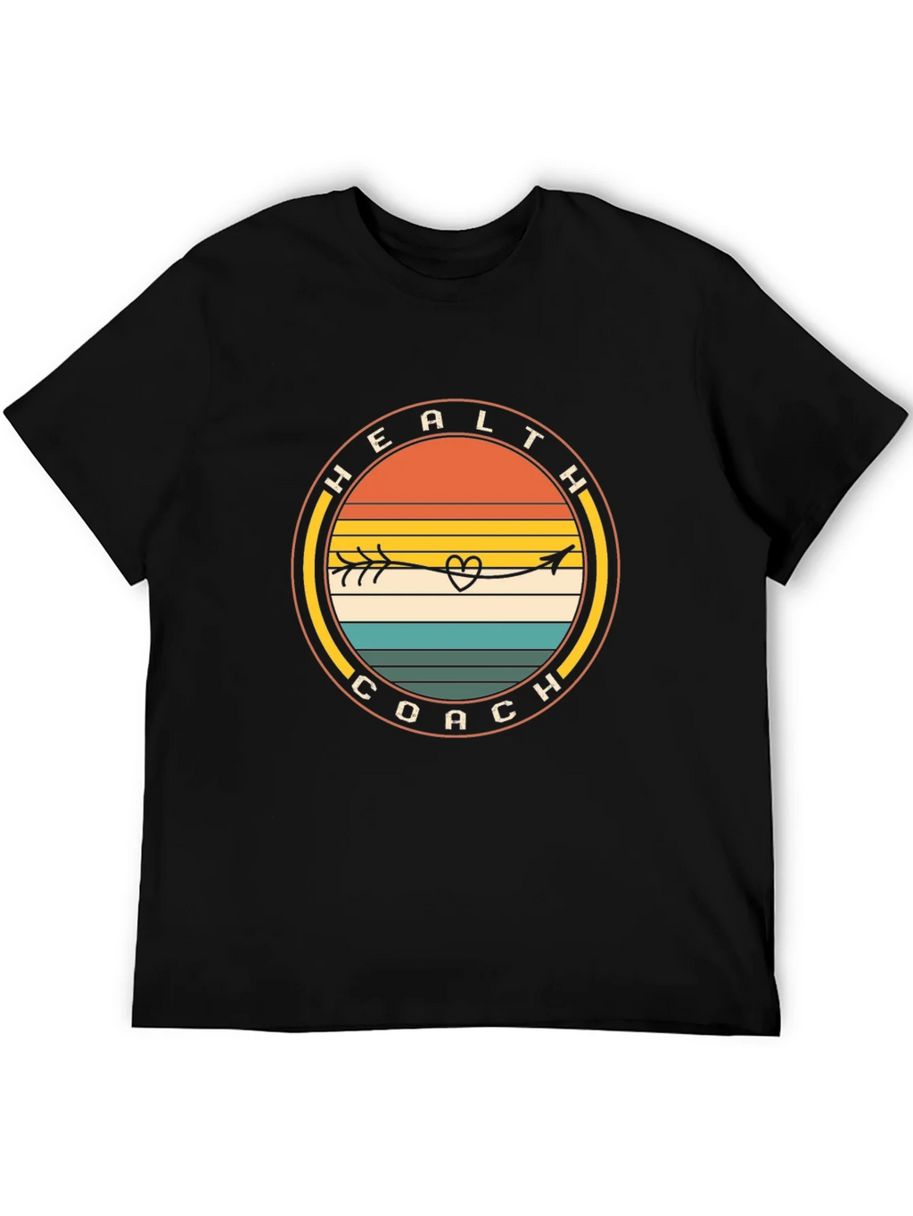 Health Coach Arrow Heart T-Shirt