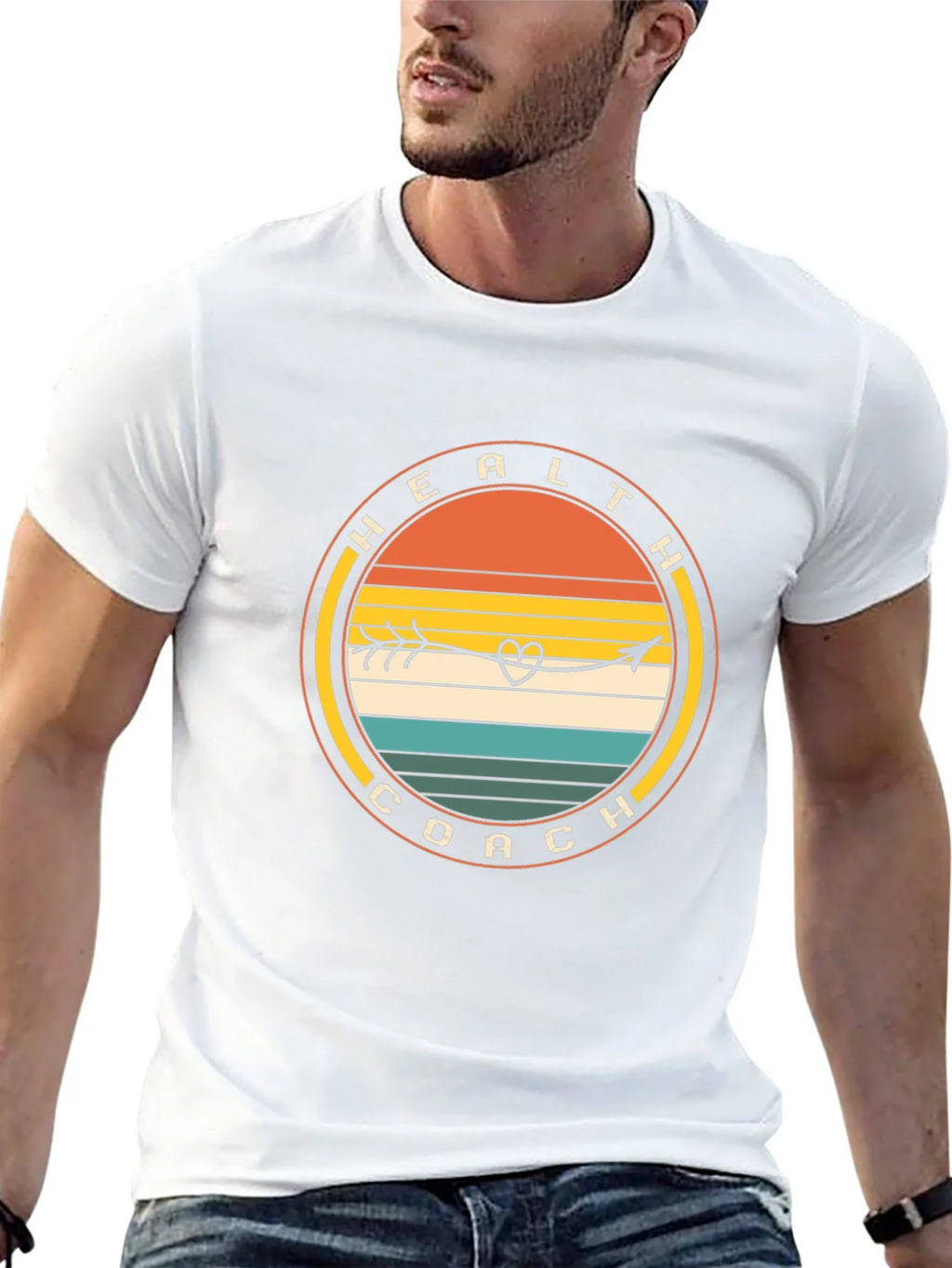 Health Coach Arrow Heart T-Shirt