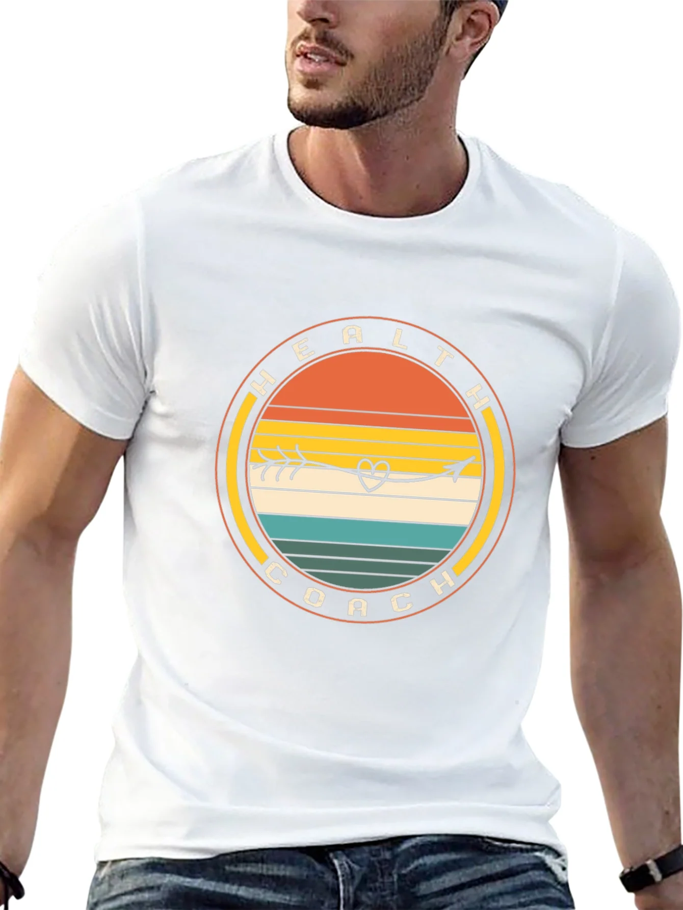 Health Coach Arrow Heart T-Shirt