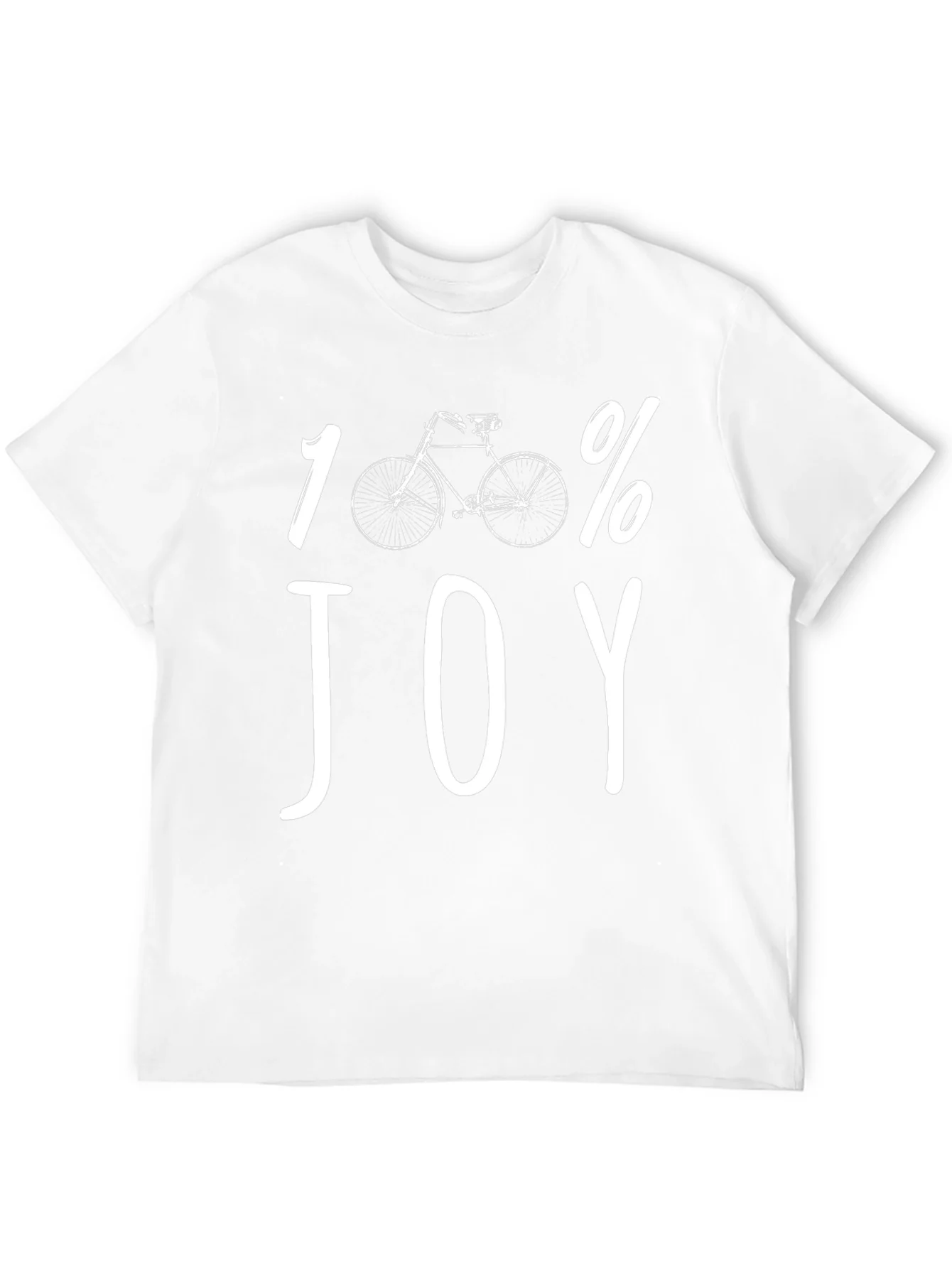1 Bike % Joy Graphic Tee - Black Casual T-Shirt