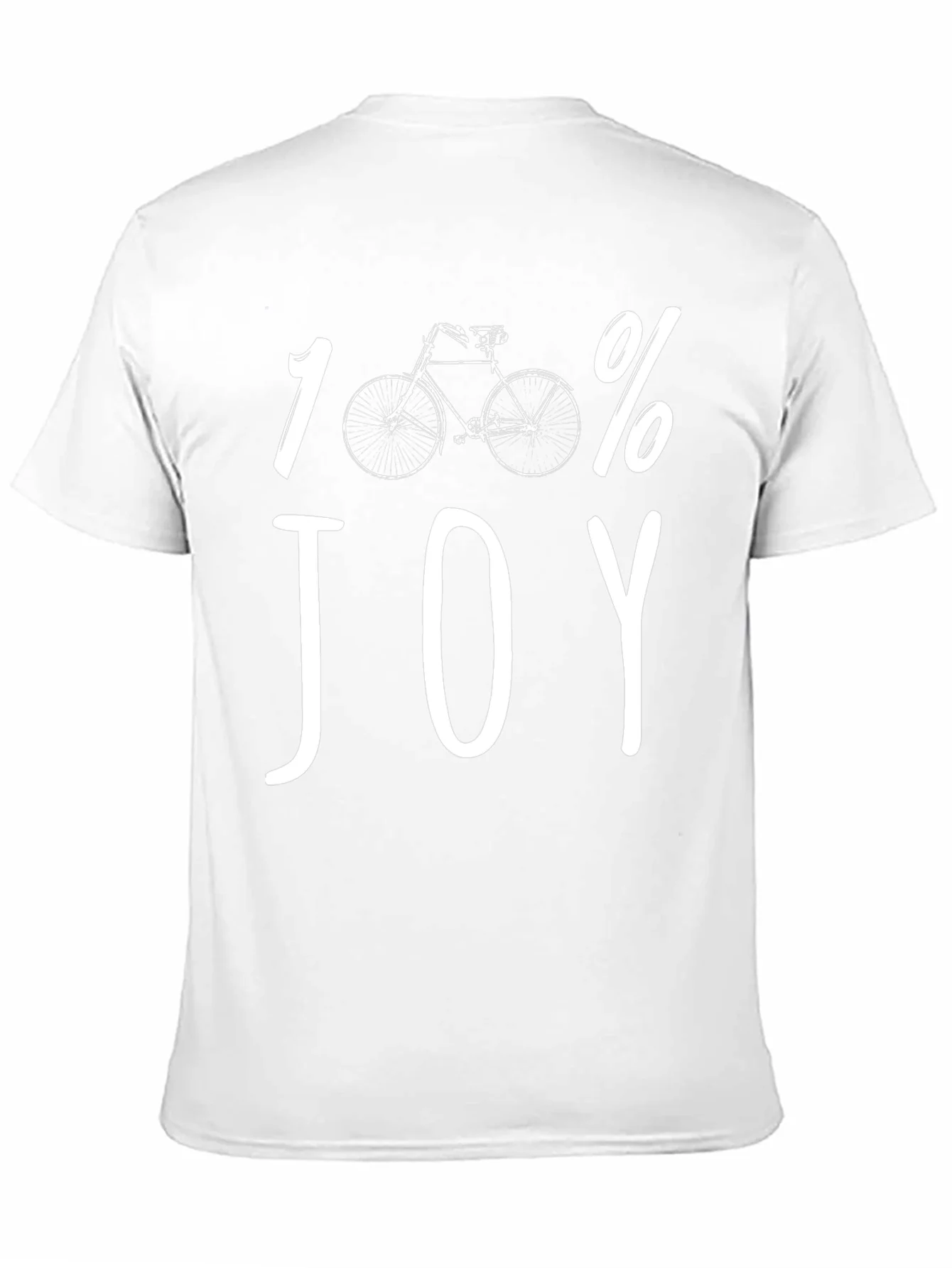 1 Bike % Joy Graphic Tee - Black Casual T-Shirt