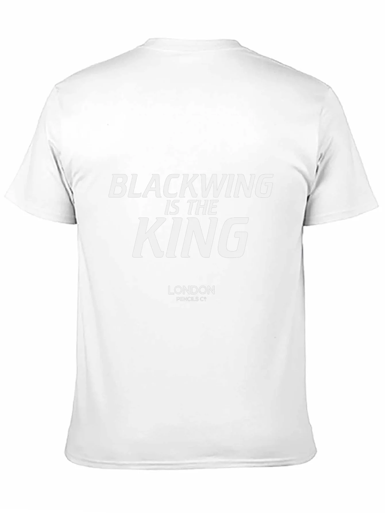 Blackwing is the King Graphic Tee - Black Cotton T-Shirt