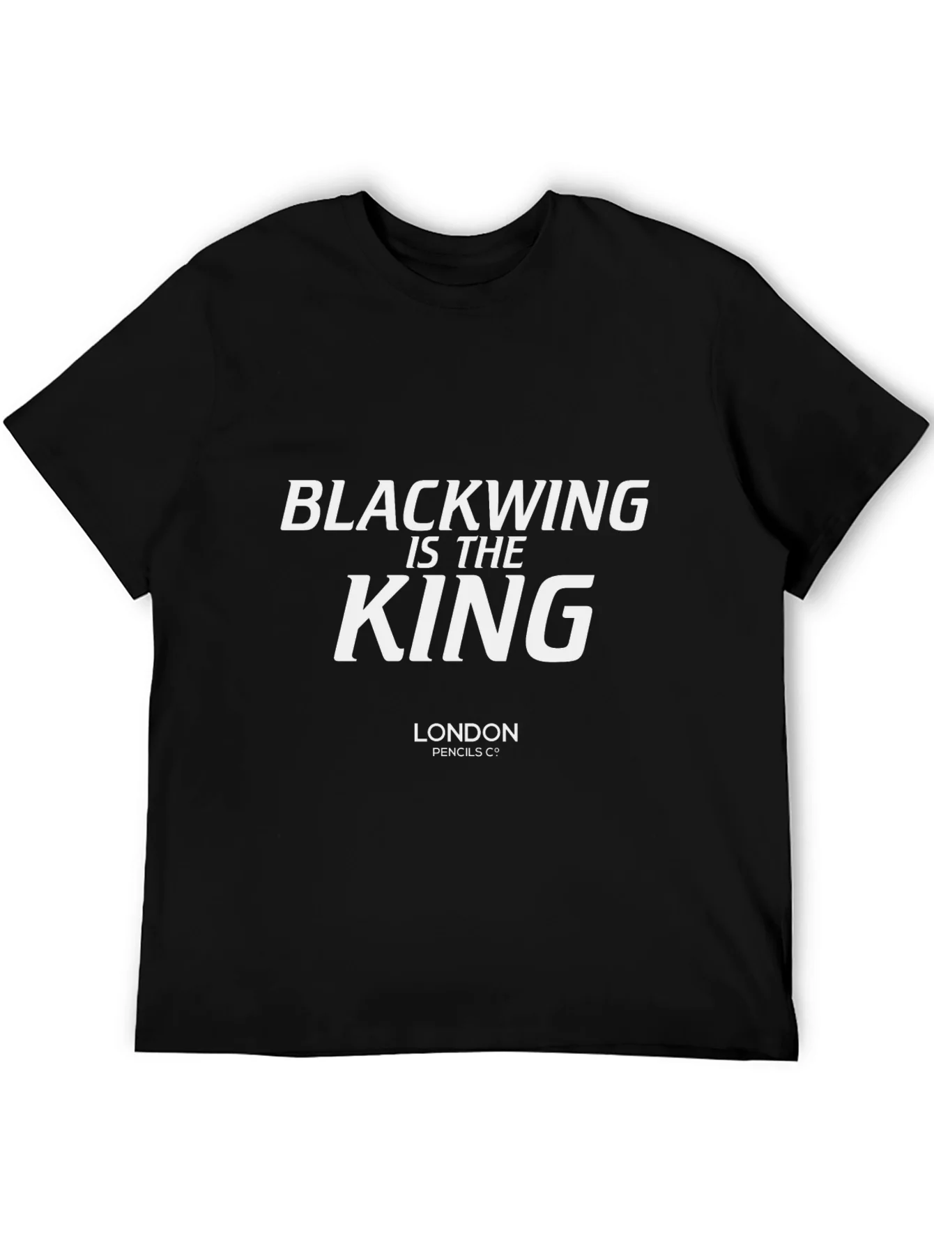 Blackwing is the King Graphic Tee - Black Cotton T-Shirt