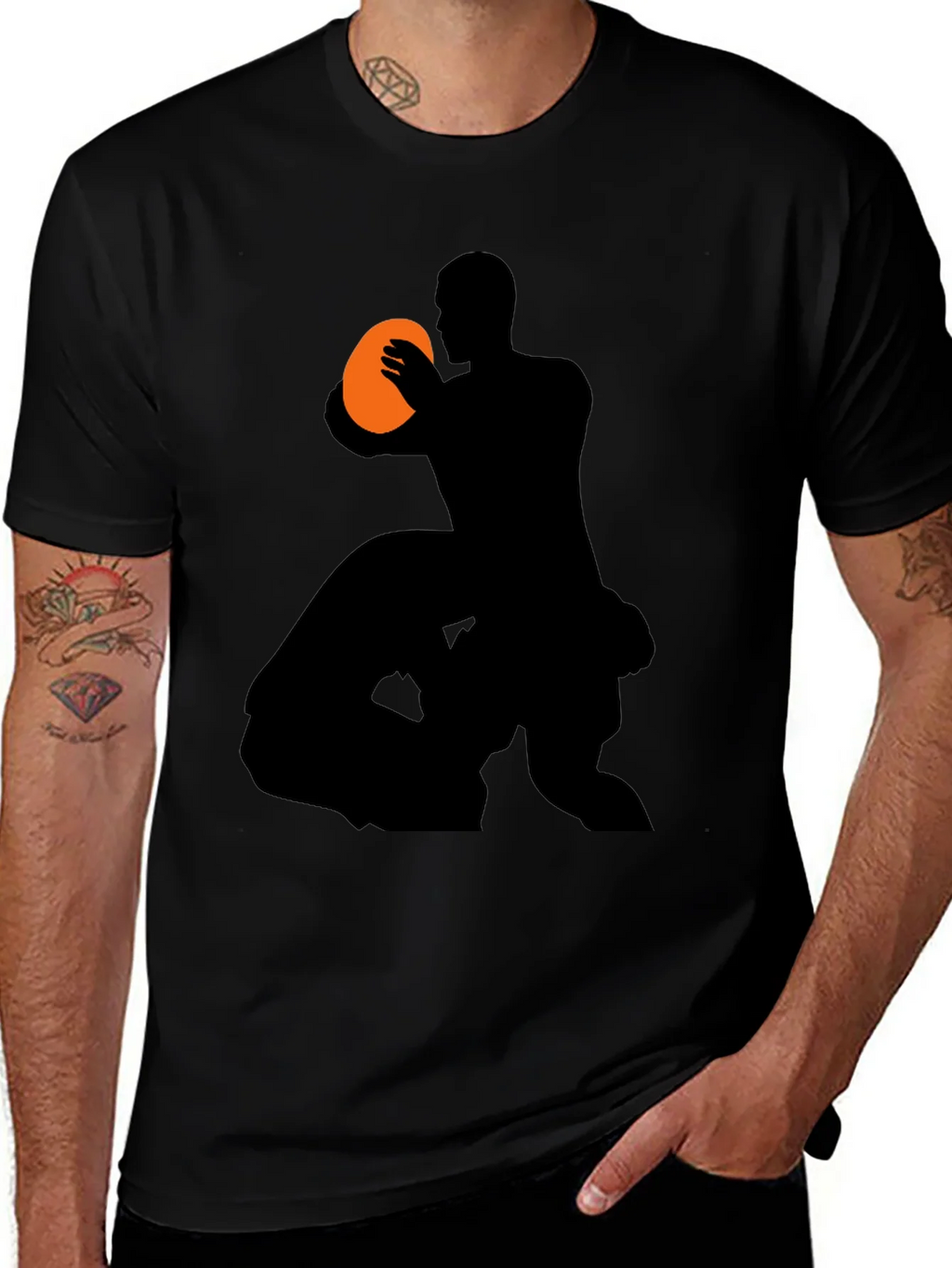 Rugby Player Graphic Tee