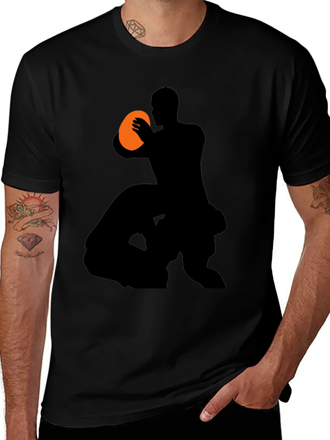 Rugby Player Graphic Tee