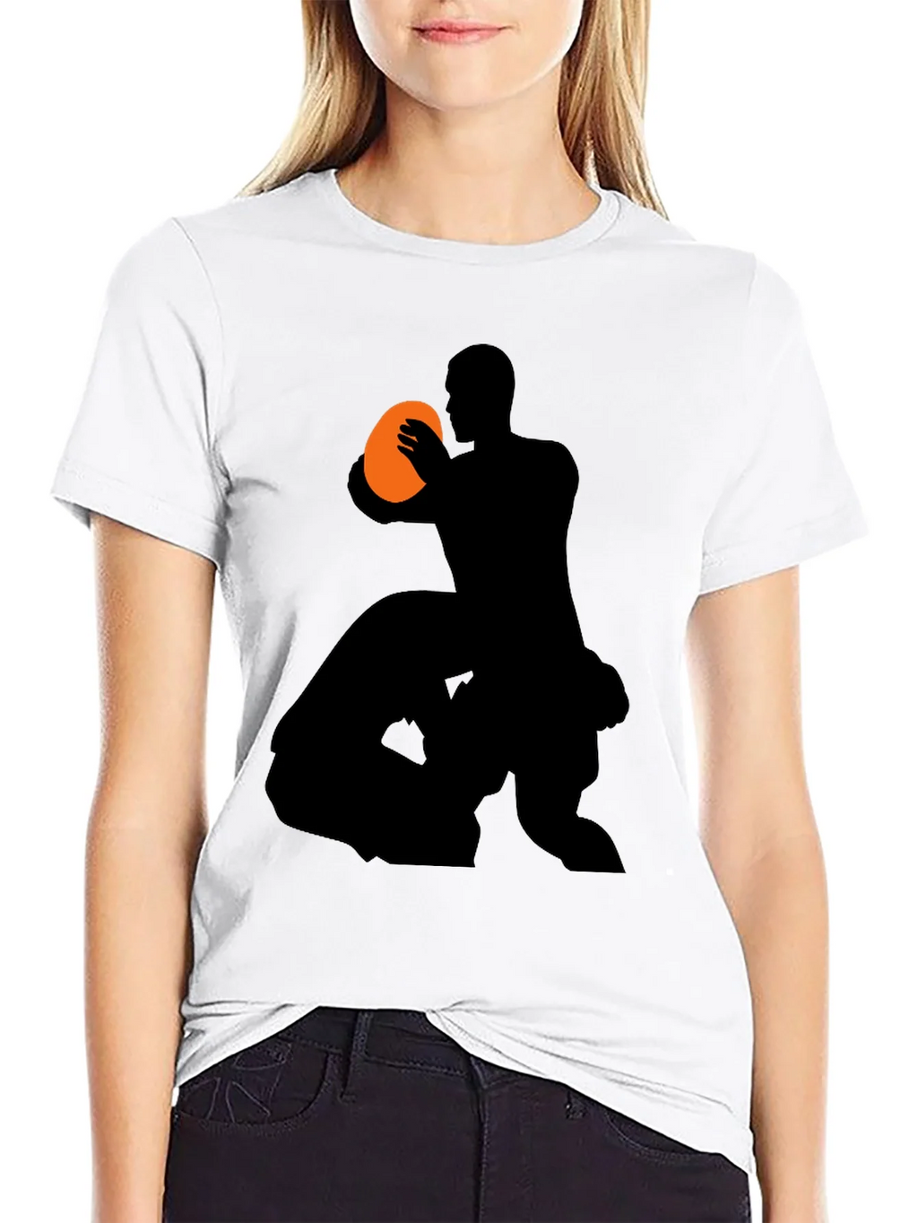 Rugby Player Graphic Tee