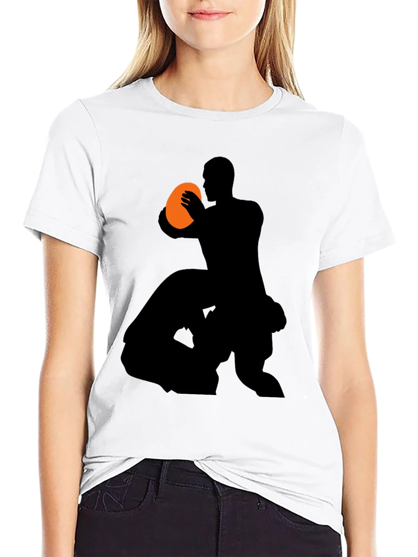 Rugby Player Graphic Tee
