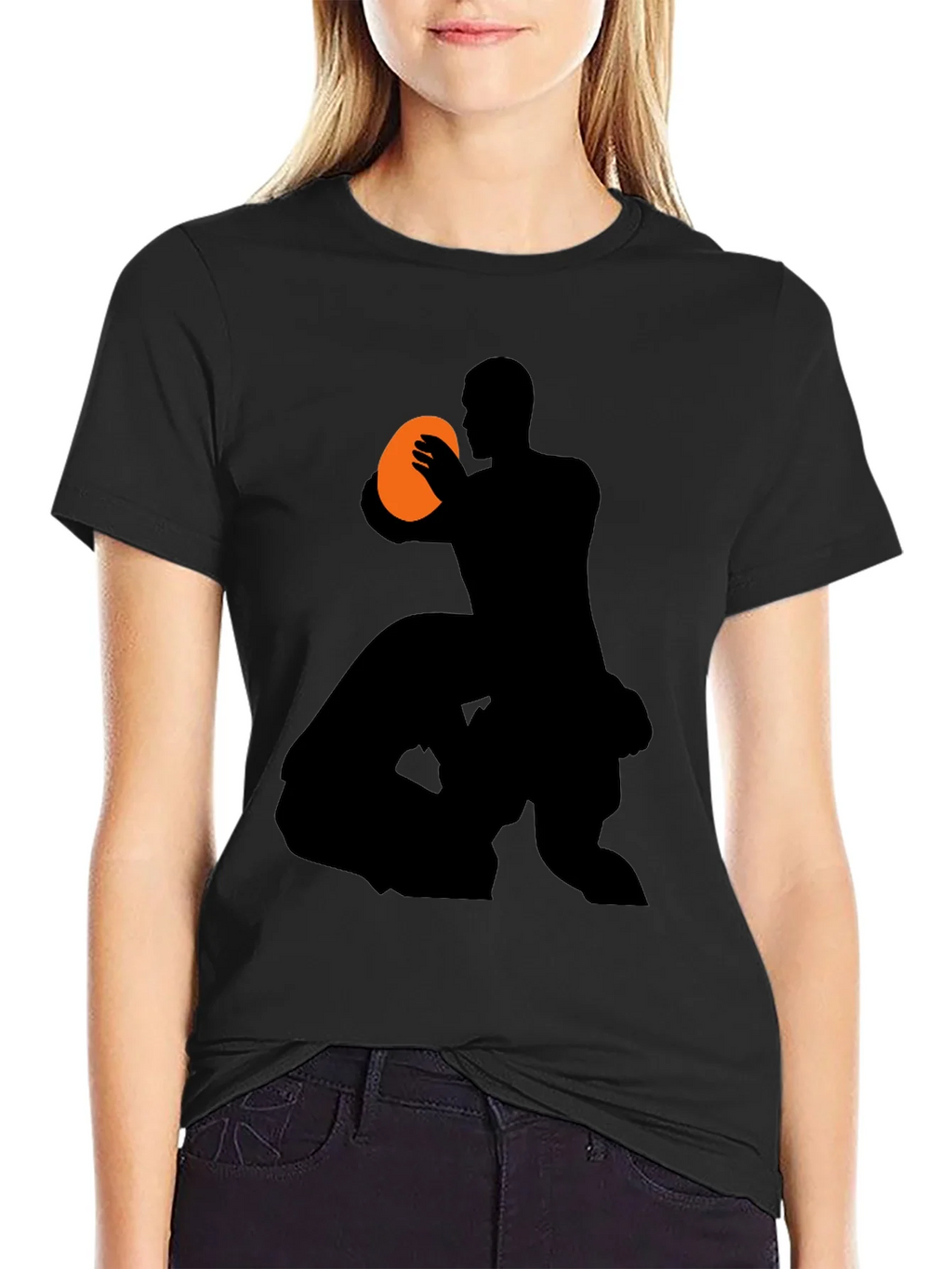 Rugby Player Graphic Tee
