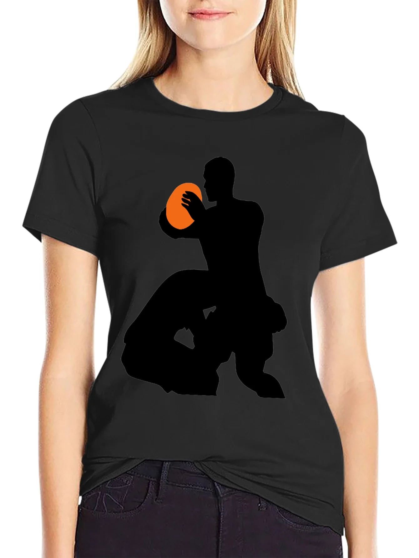 Rugby Player Graphic Tee