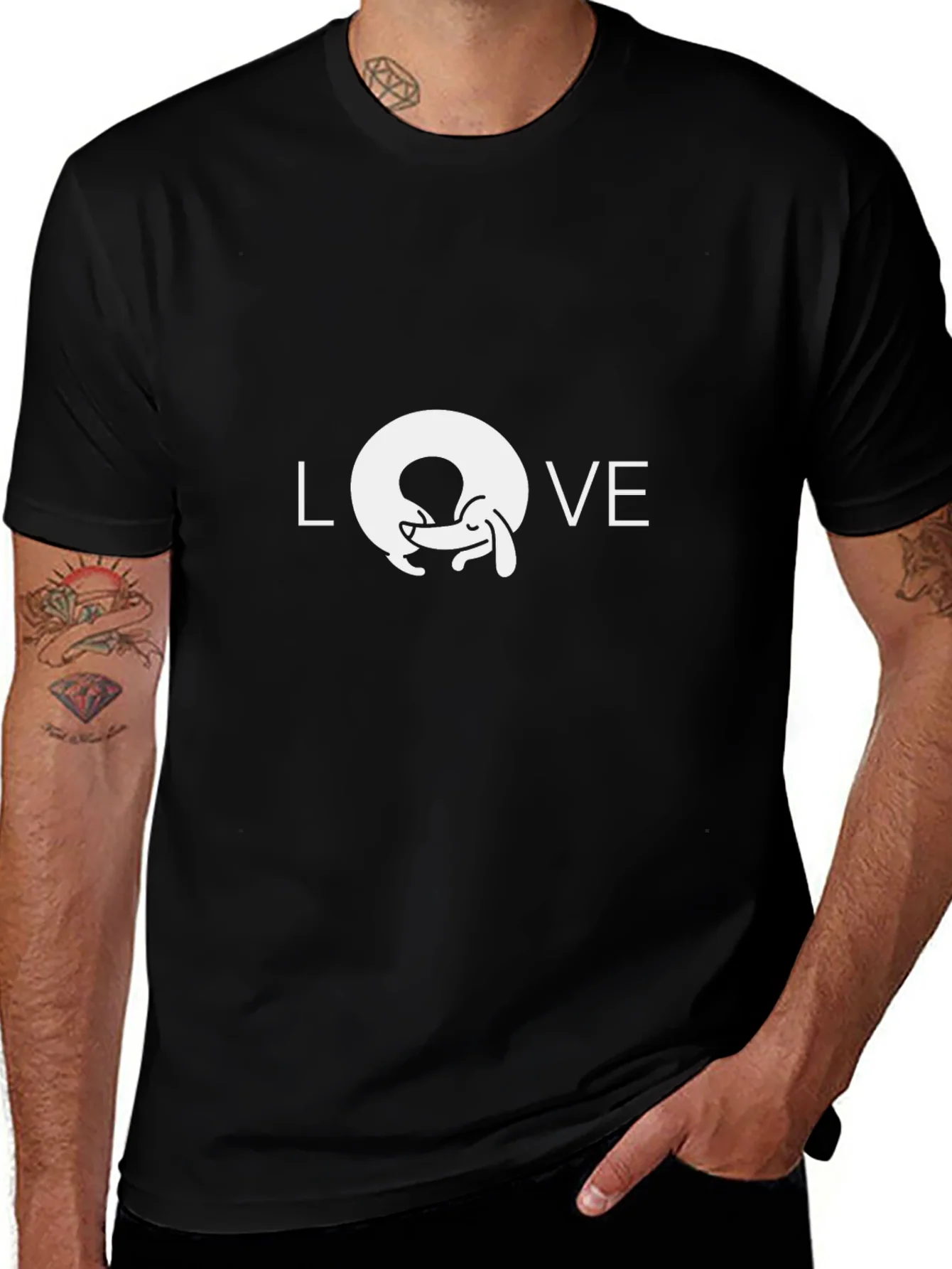 Dachshund Love T-Shirt - Cute Dog Design