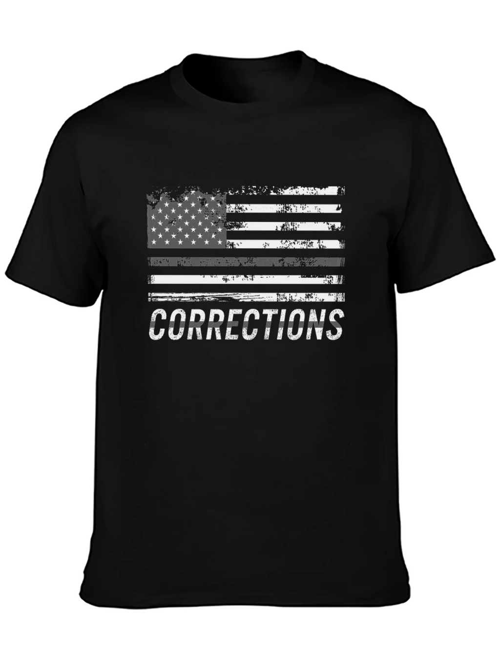 Corrections Officer T-Shirt - American Flag