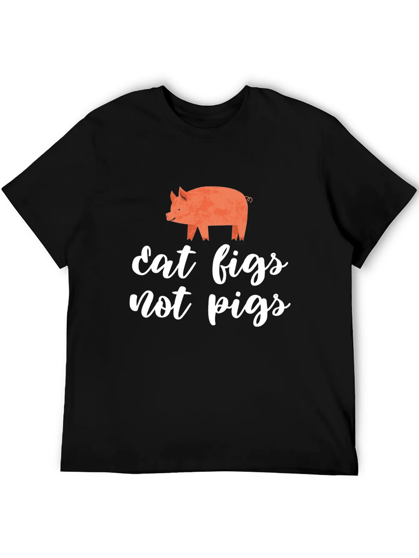 Eat Figs Not Pigs T-Shirt Vegan Tee