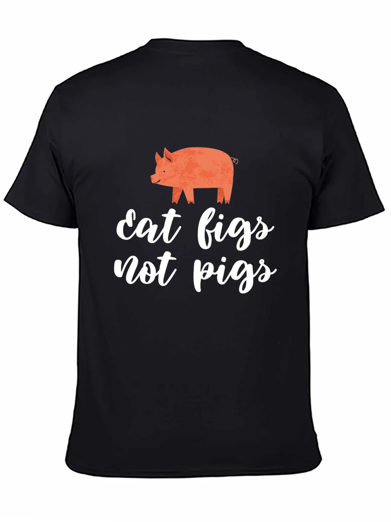 Eat Figs Not Pigs T-Shirt Vegan Tee