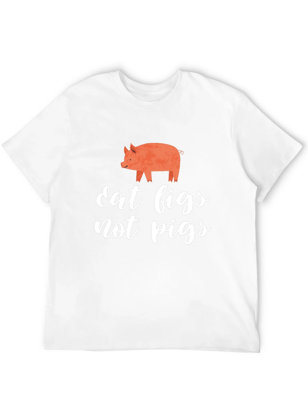 Eat Figs Not Pigs T-Shirt Vegan Tee
