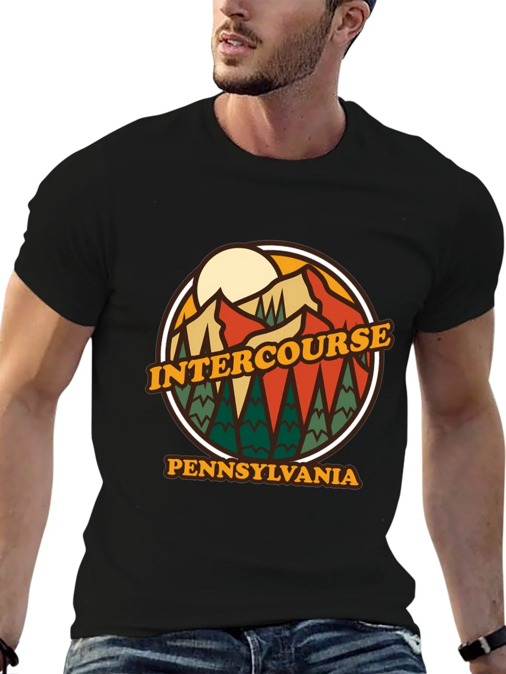 Intercourse PA T-Shirt - Retro Design