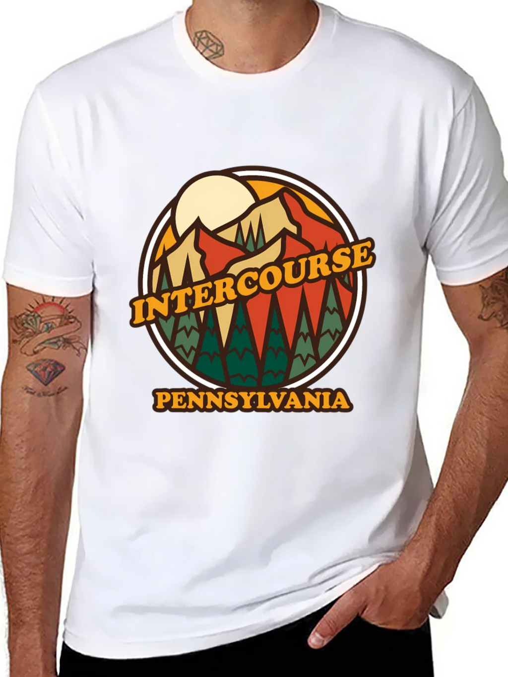 Intercourse PA T-Shirt - Retro Design