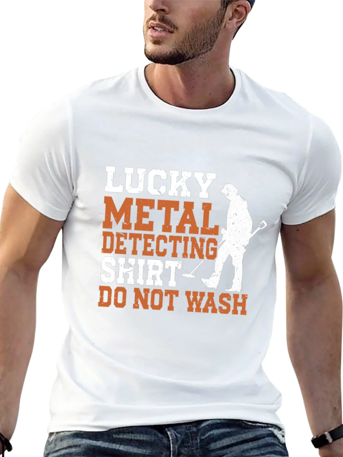 Lucky Metal Detecting Shirt - Funny Hobby Tee