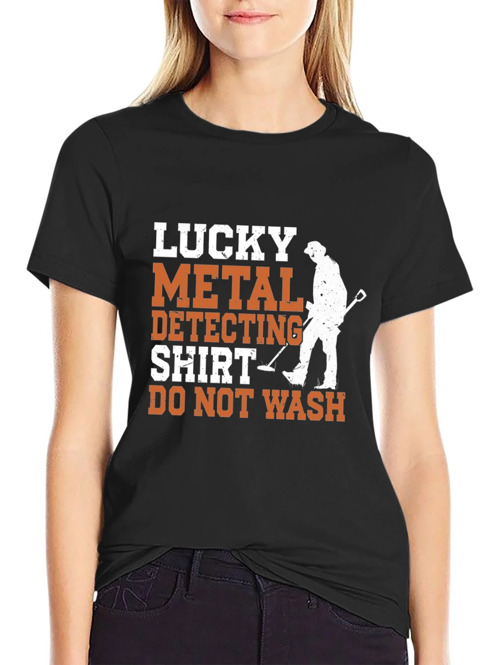 Lucky Metal Detecting Shirt - Funny Hobby Tee