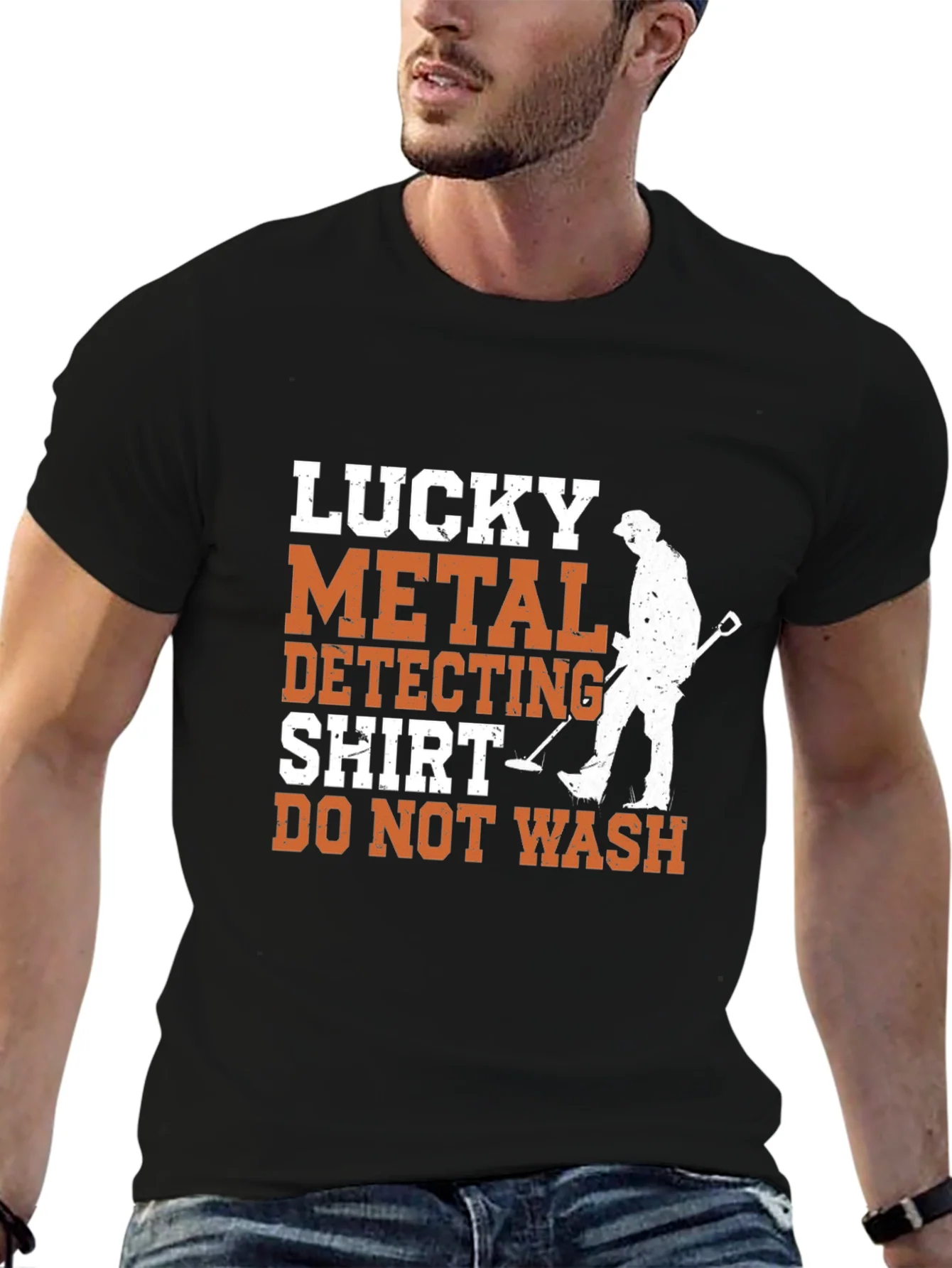 Lucky Metal Detecting Shirt - Funny Hobby Tee