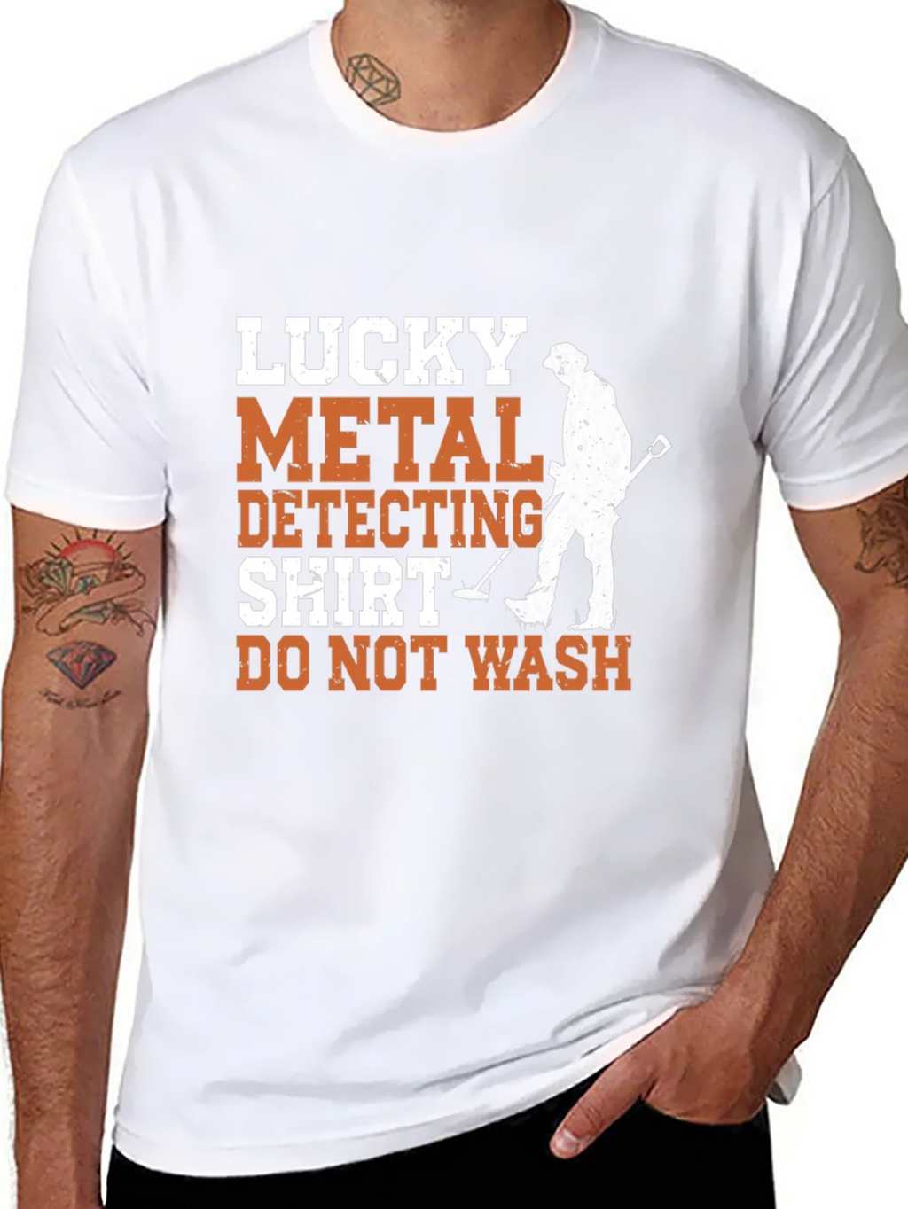 Lucky Metal Detecting Shirt - Funny Hobby Tee