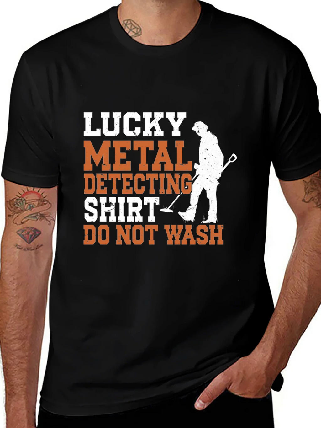 Lucky Metal Detecting Shirt - Funny Hobby Tee