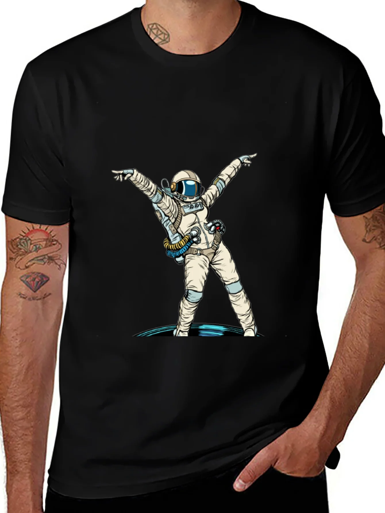 Astronaut Graphic Tee - Space Explorer T-Shirt