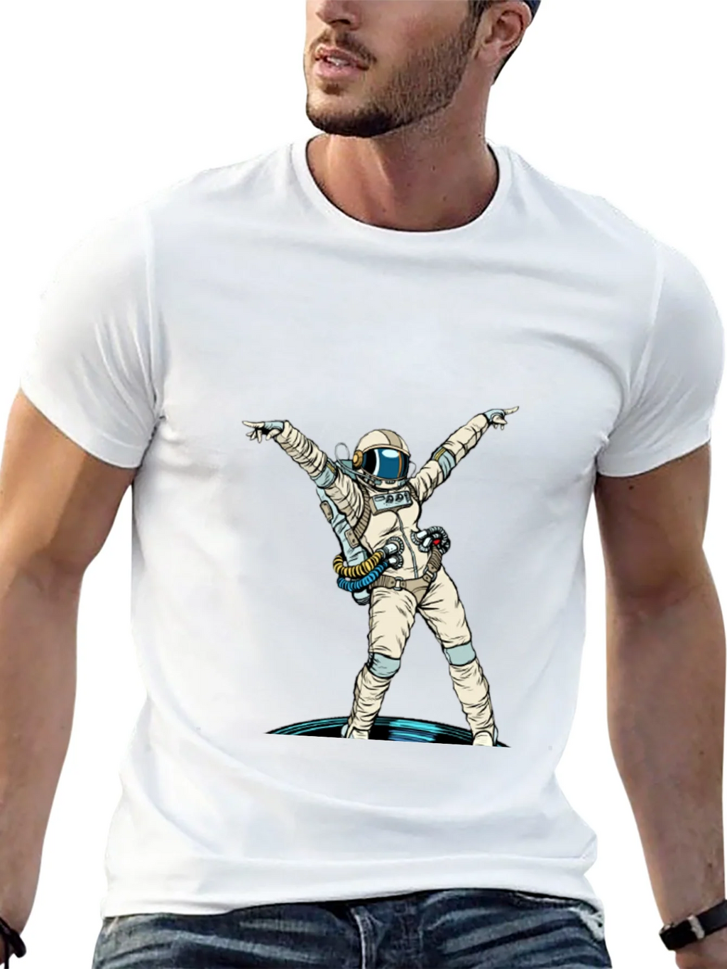 Astronaut Graphic Tee - Space Explorer T-Shirt