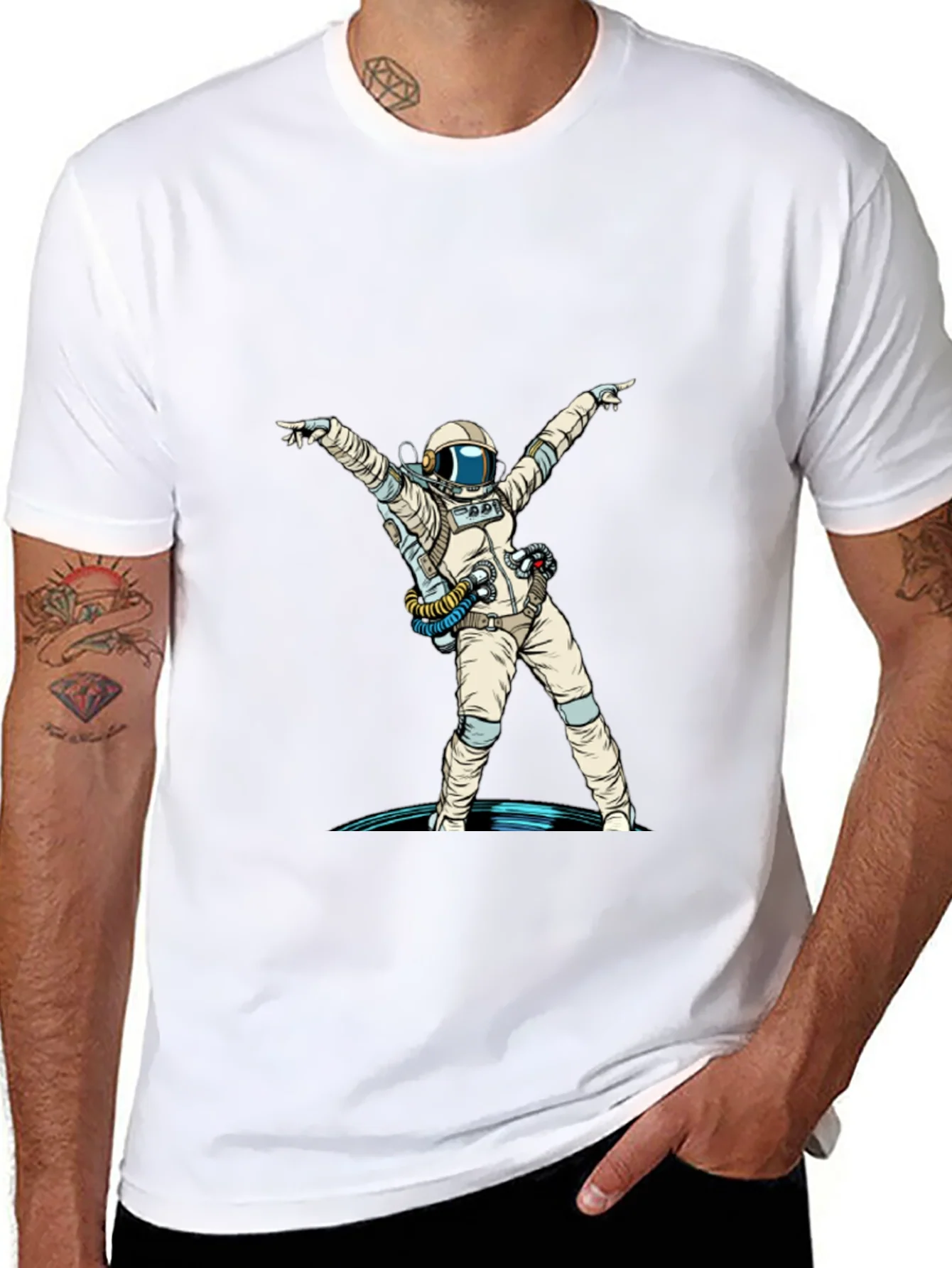 Astronaut Graphic Tee - Space Explorer T-Shirt