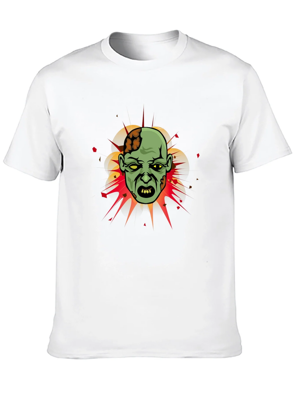 Zombie Graphic Tee - Horror Cartoon T-Shirt